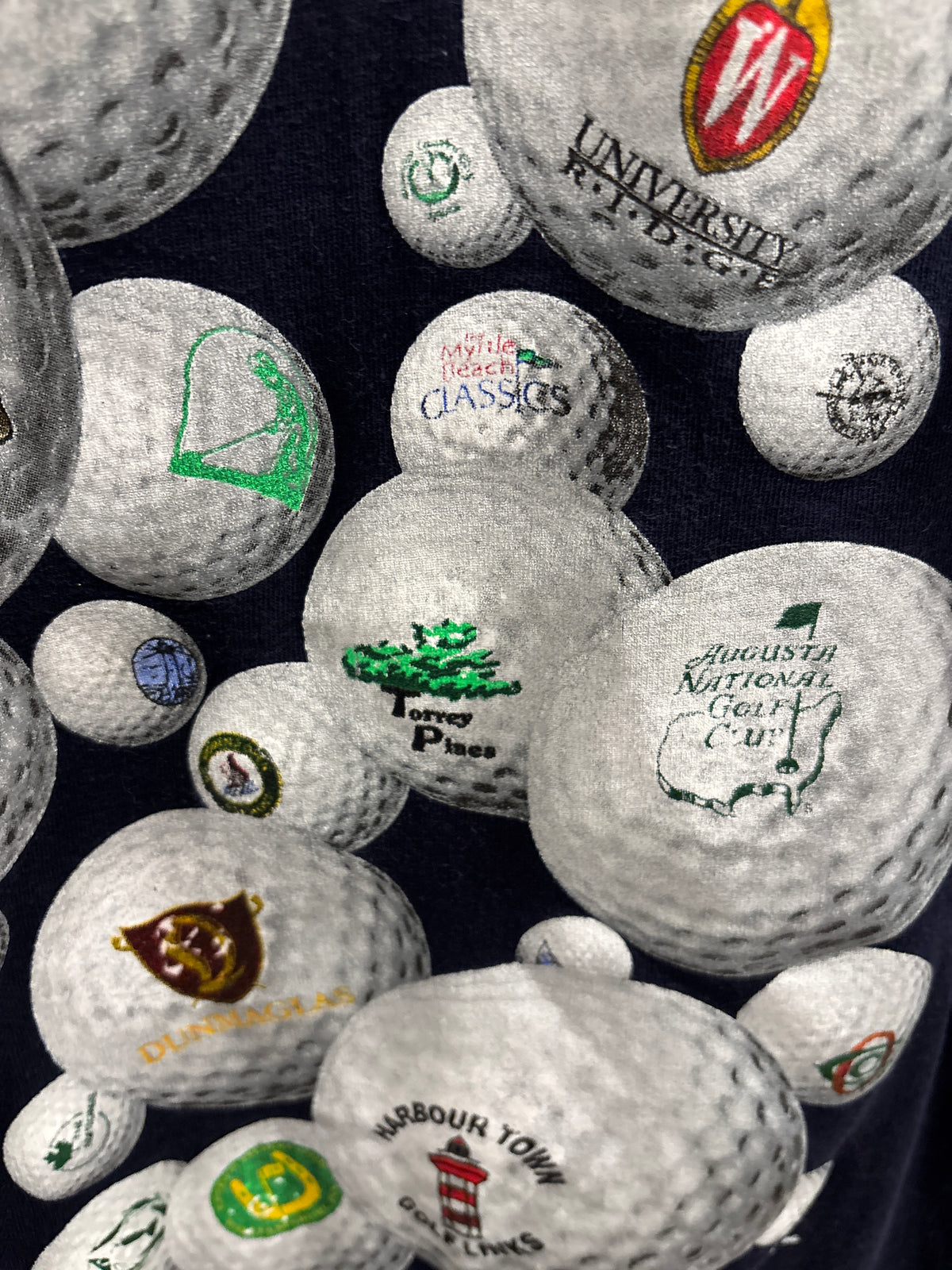 1996 Vintage Life is Full of Important Choices Golf Courses/Balls T Shirt