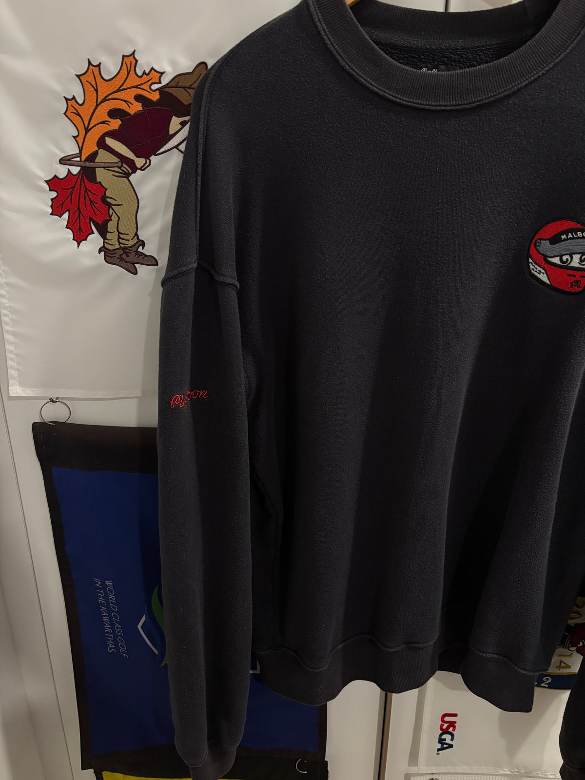 Malbon Golf F1 Las Vegas Race Car Buckets Logo Sweater