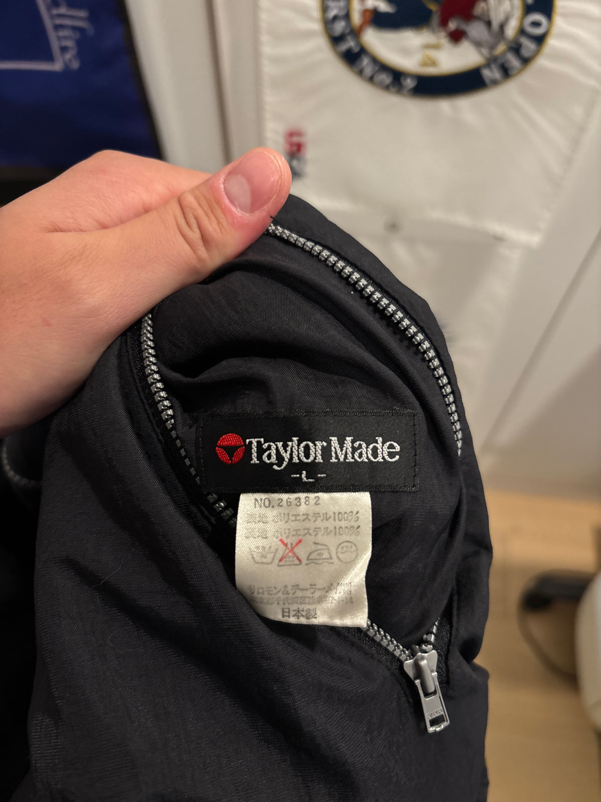 Vintage Taylormade Classic Logo Reversible Fleece Vest Gray/Black