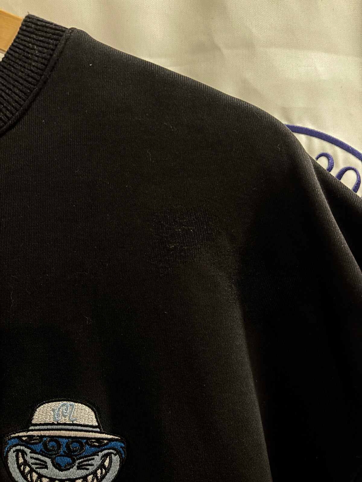Malbon Bettinardi Fat Cat Buckets Logo Sweater Black