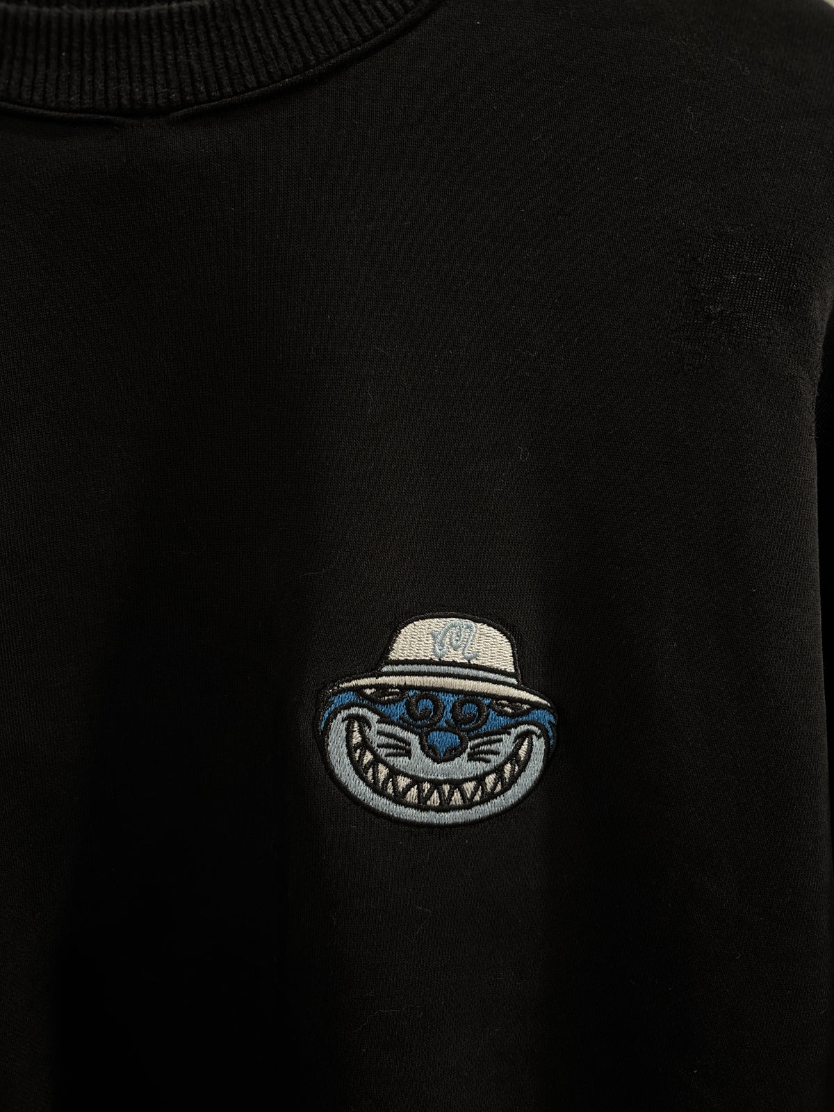 Malbon Bettinardi Fat Cat Buckets Logo Sweater Black