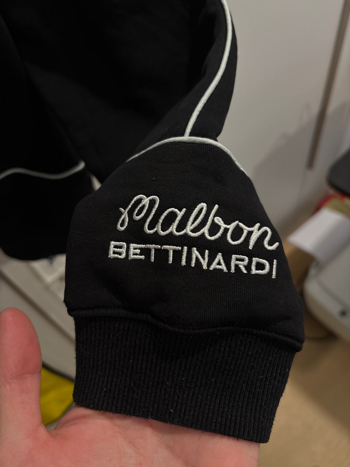 Malbon Bettinardi Fat Cat Buckets Logo Sweater Black
