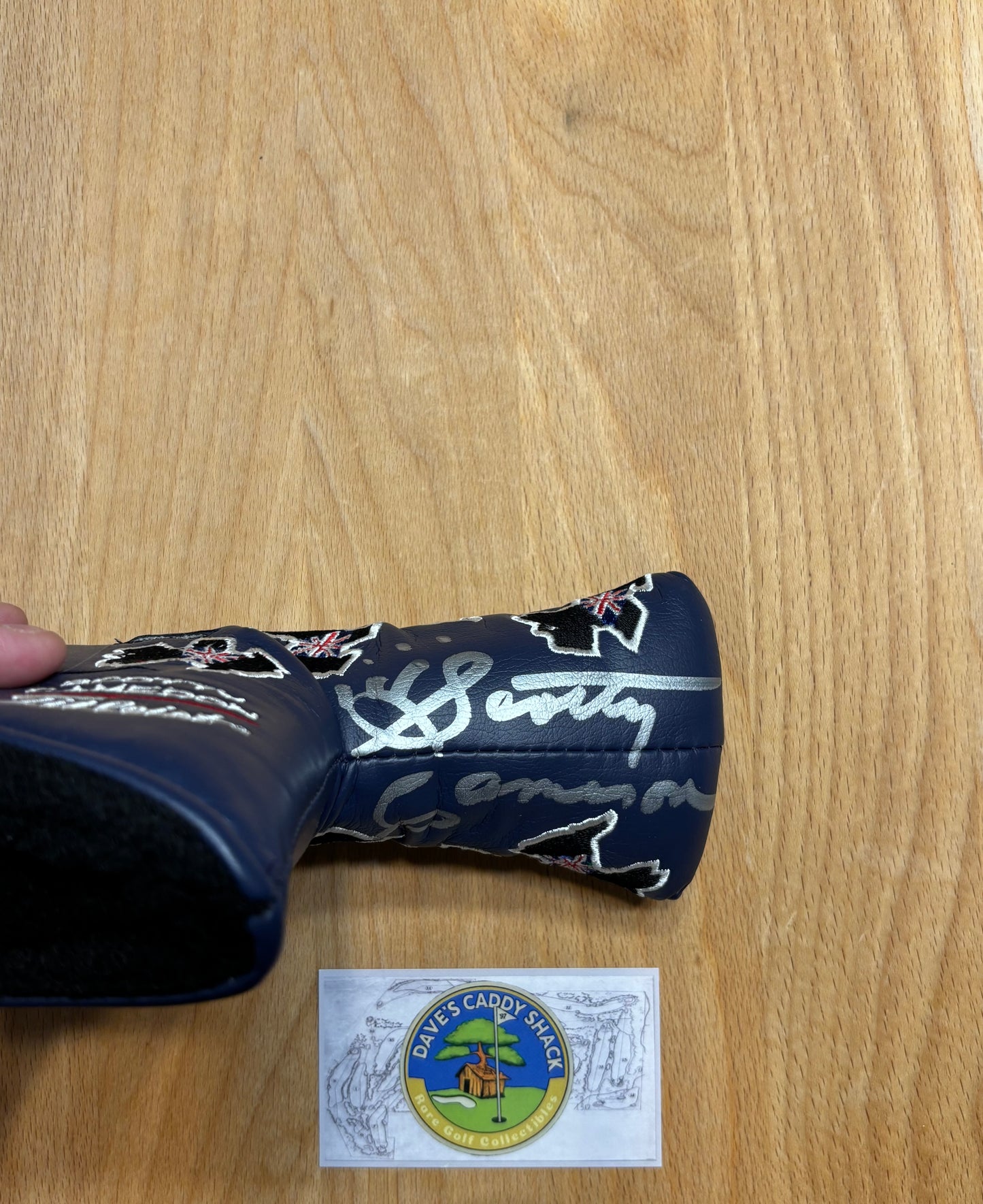 2004 Scotty Cameron British Open/UK Dogs Headcover Signed By Scotty Cameron