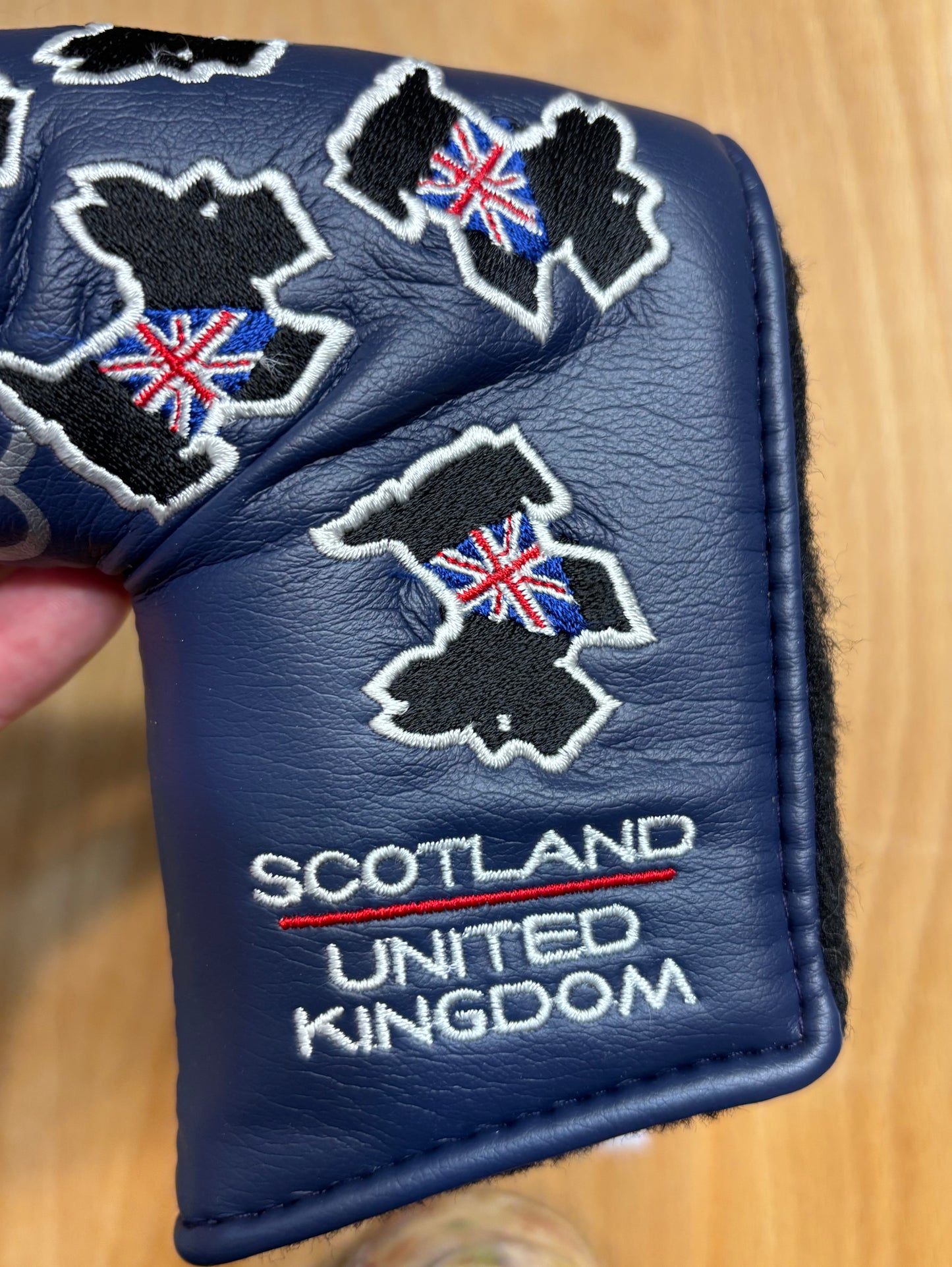 2004 Scotty Cameron British Open/UK Dogs Headcover Signed By Scotty Cameron