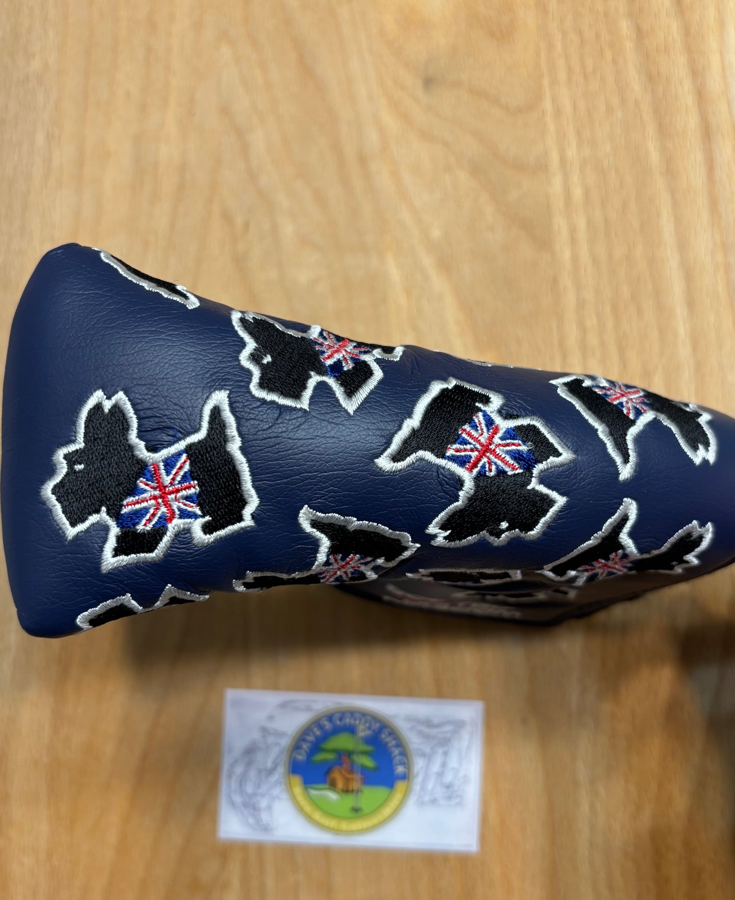 2004 Scotty Cameron British Open/UK Dogs Headcover Signed By Scotty Cameron