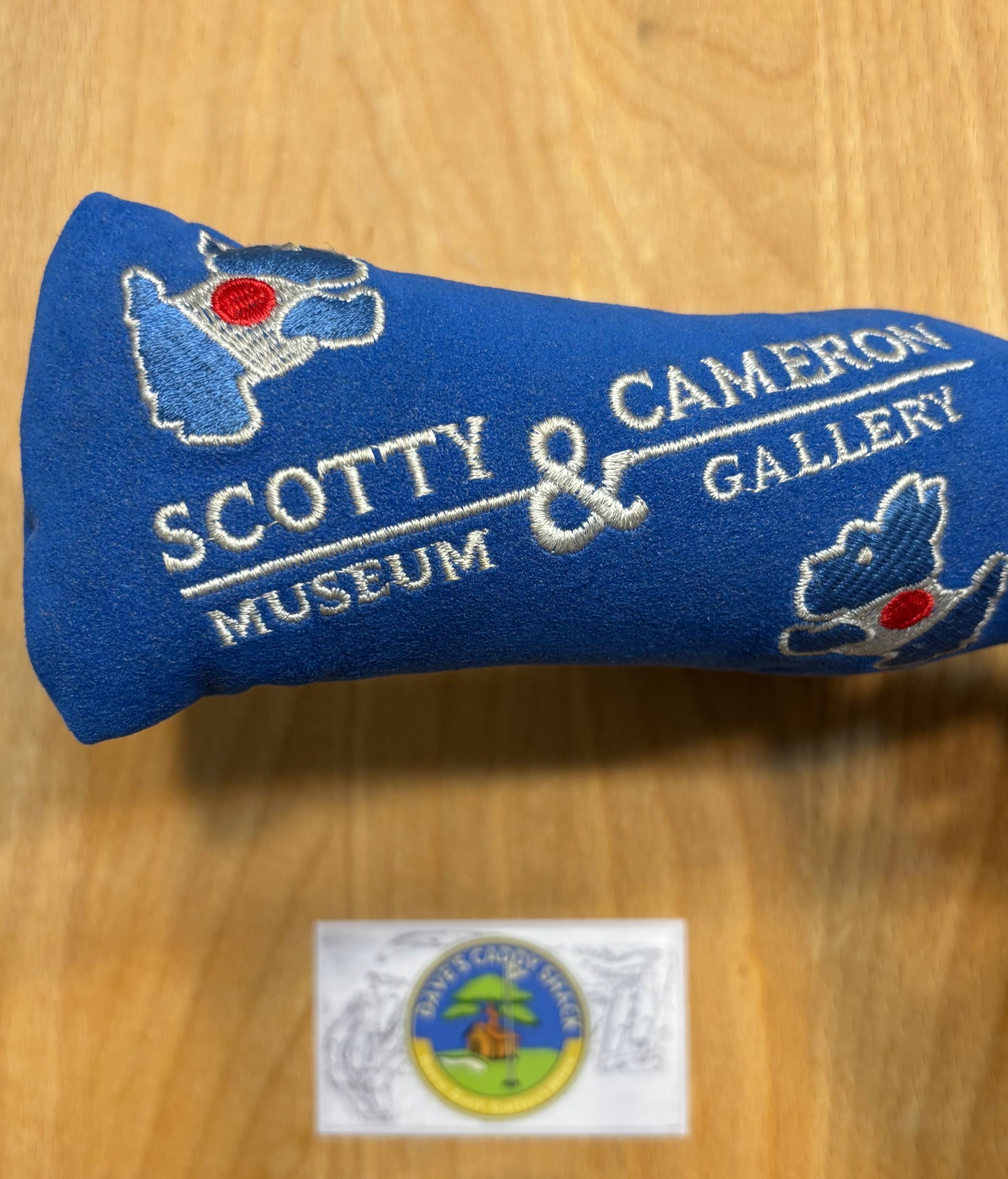 2009 Scotty Cameron Japan Museum & Gallery Blue Suede Dogs Headcover