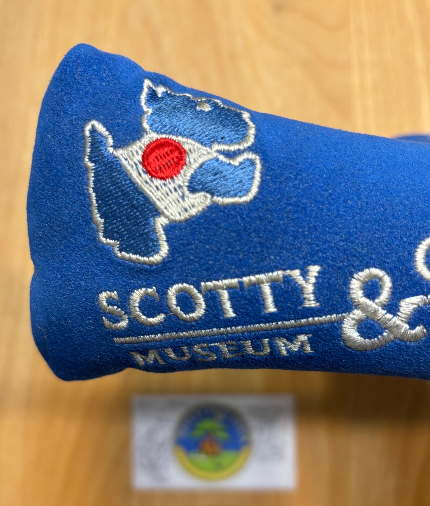 2009 Scotty Cameron Japan Museum & Gallery Blue Suede Dogs Headcover