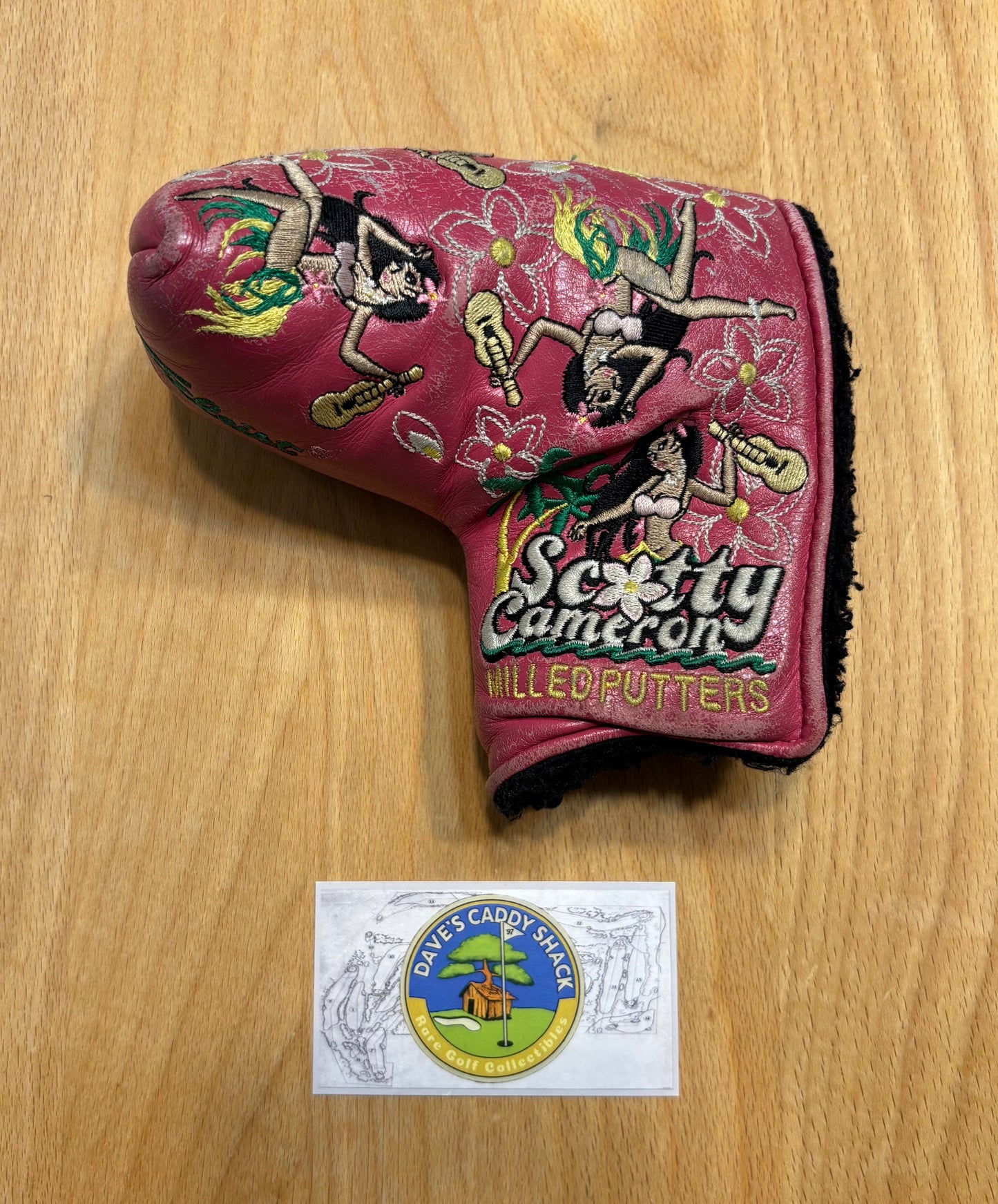 2014 Scotty Cameron Hawaii/Hula Girl Pink Mid Mallet Headcover