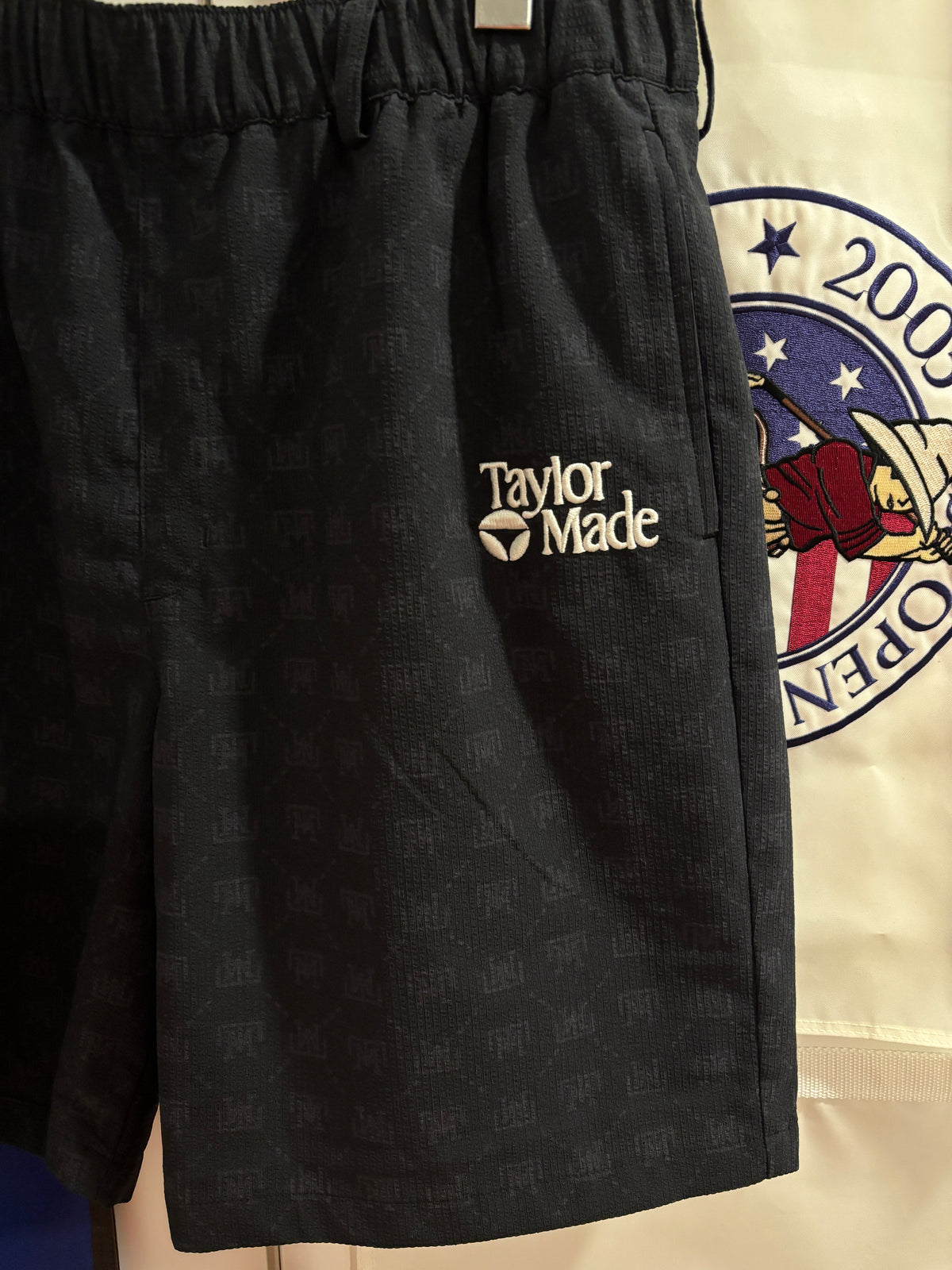 TaylorMade Classic Logo TM Monogram Shorts Black