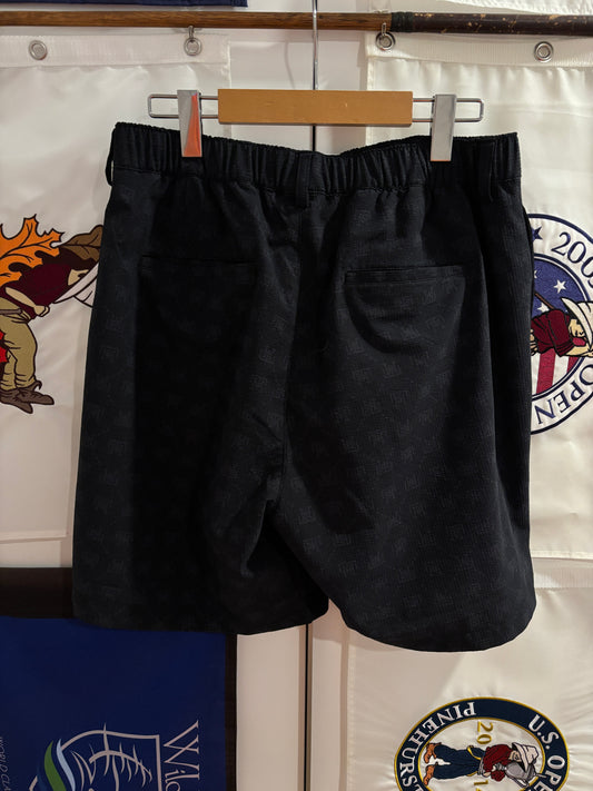 TaylorMade Classic Logo TM Monogram Shorts Black