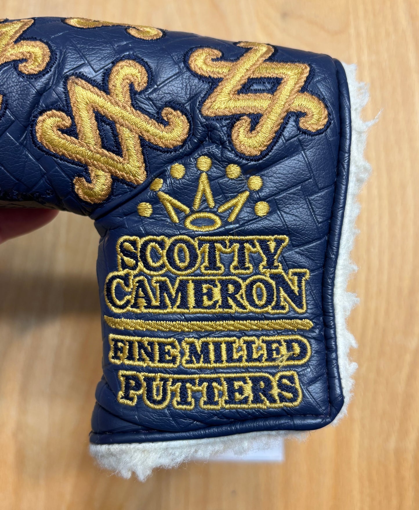 2010 Scotty Cameron Scotland SC Monogam Quilted Blue Headcover