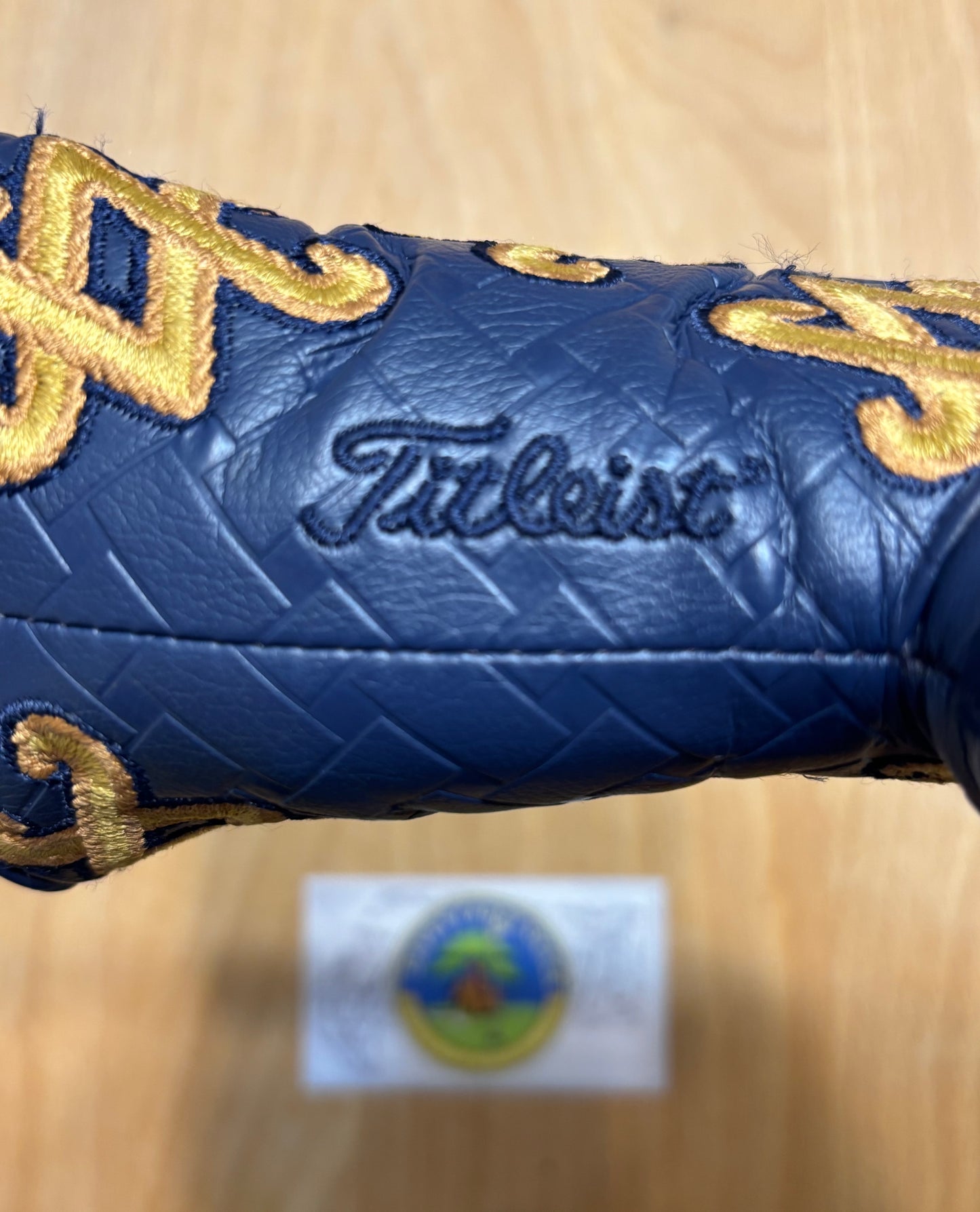 2010 Scotty Cameron Scotland SC Monogam Quilted Blue Headcover