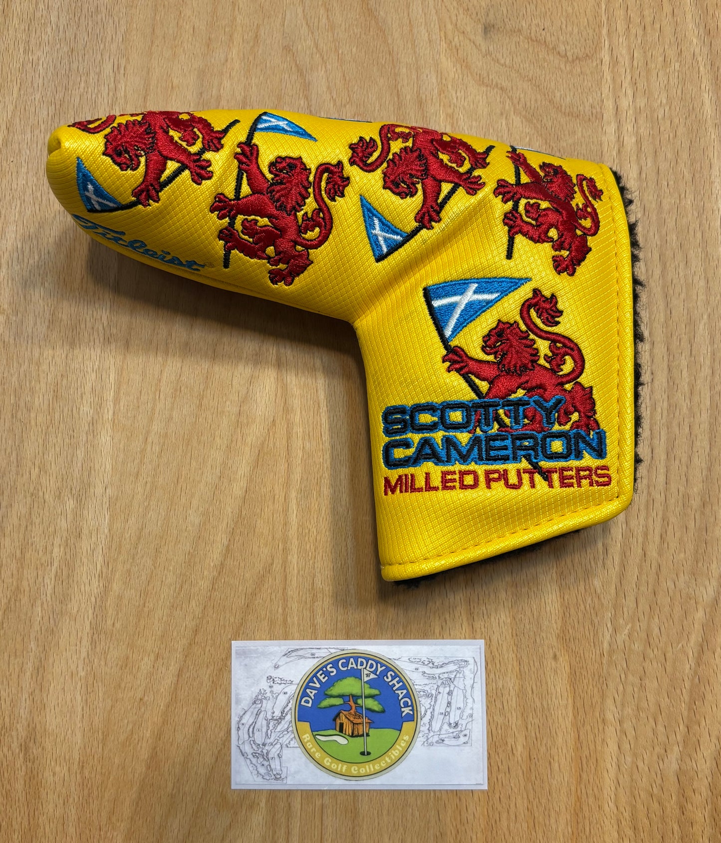 2013 Scotty Cameron Scottish Royal Lion Yellow Headcover