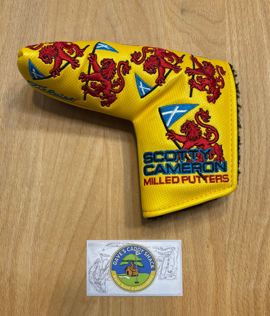 2013 Scotty Cameron Scottish Royal Lion Yellow Headcover