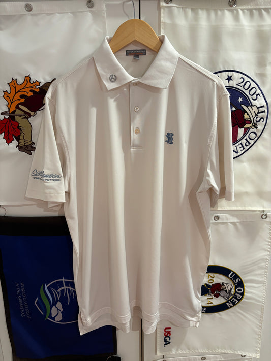 Scotty Cameron Peter Millar Tour Rat Polo Shirt White