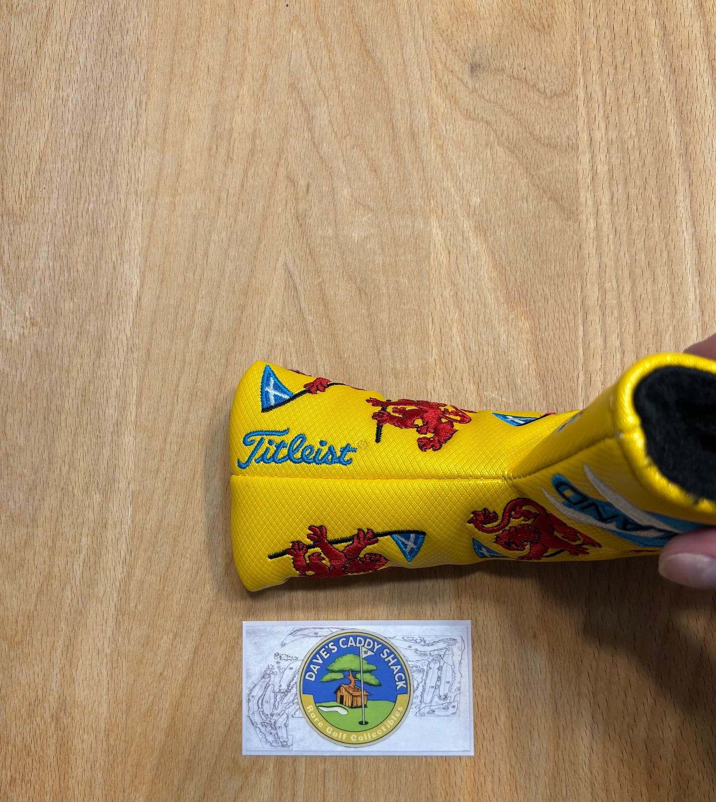 2013 Scotty Cameron Scottish Royal Lion Yellow Headcover