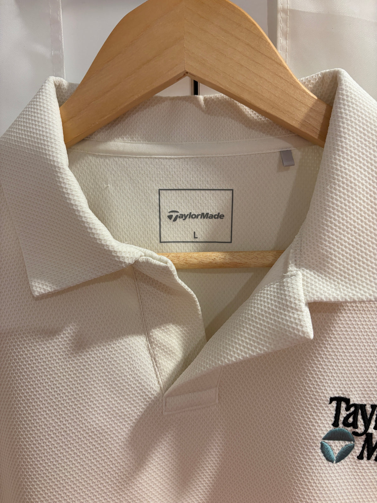 2020s TaylorMade Retro Classic Logo Polo White