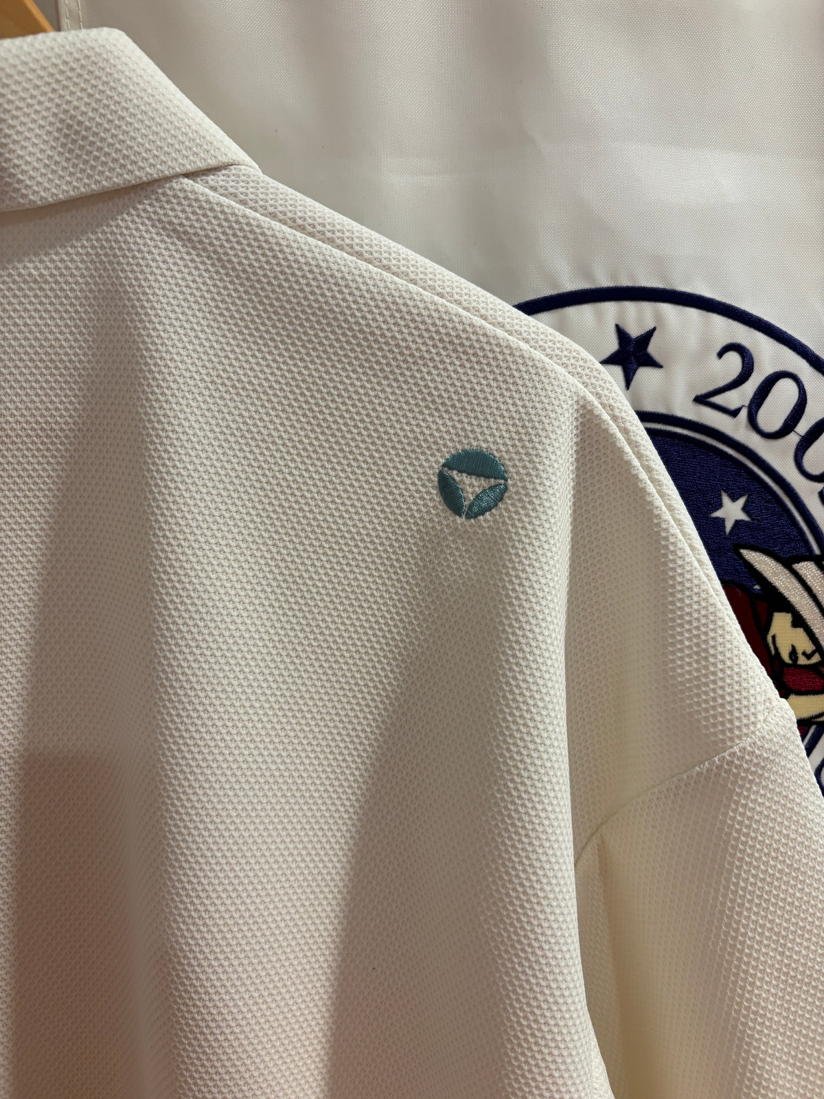 2020s TaylorMade Retro Classic Logo Polo White