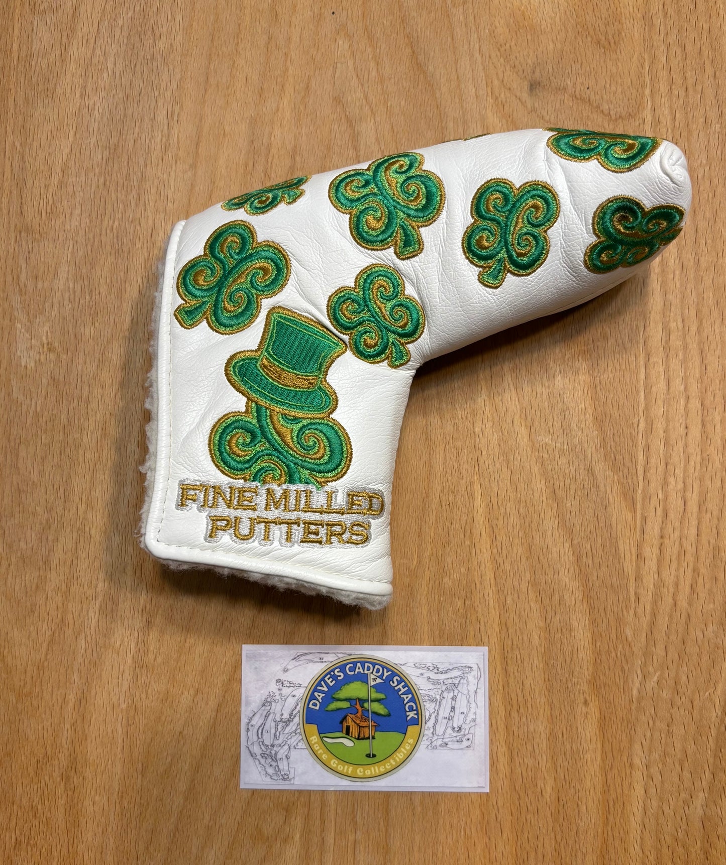 2011 Scotty Cameron St Patricks Day Dancing SC Clovers White Headcover