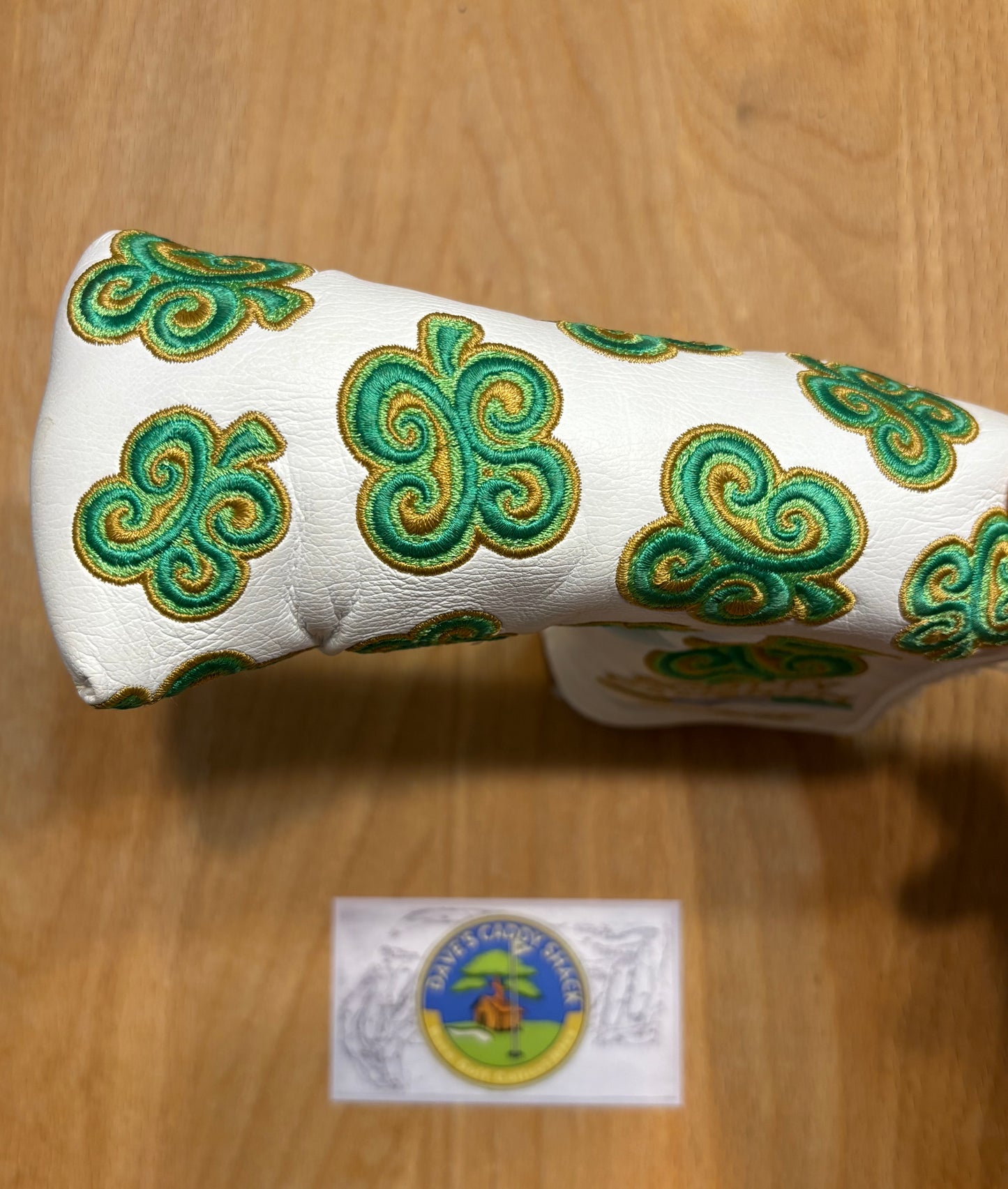 2011 Scotty Cameron St Patricks Day Dancing SC Clovers White Headcover