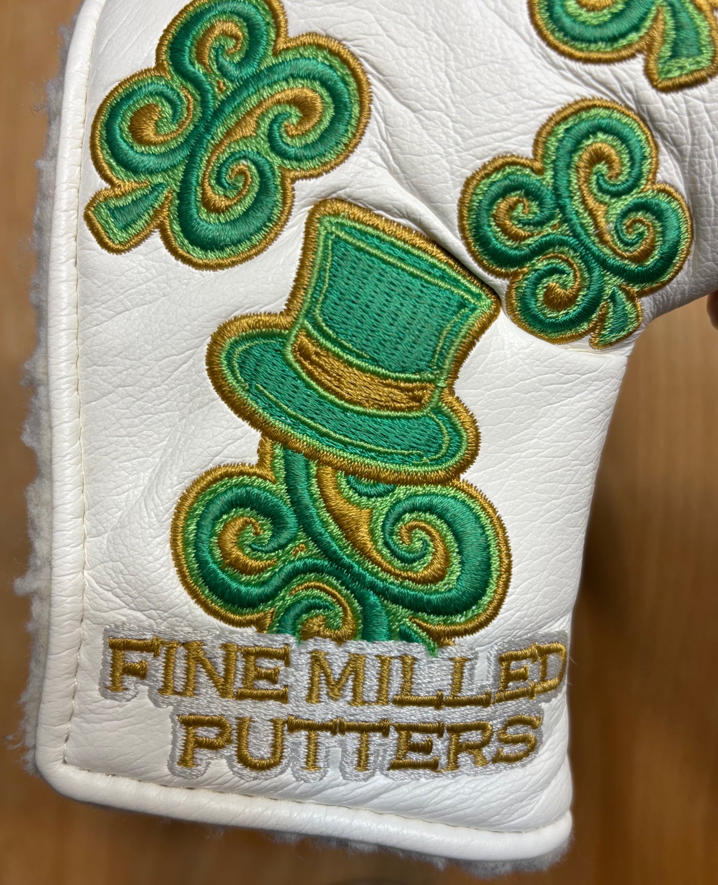 2011 Scotty Cameron St Patricks Day Dancing SC Clovers White Headcover