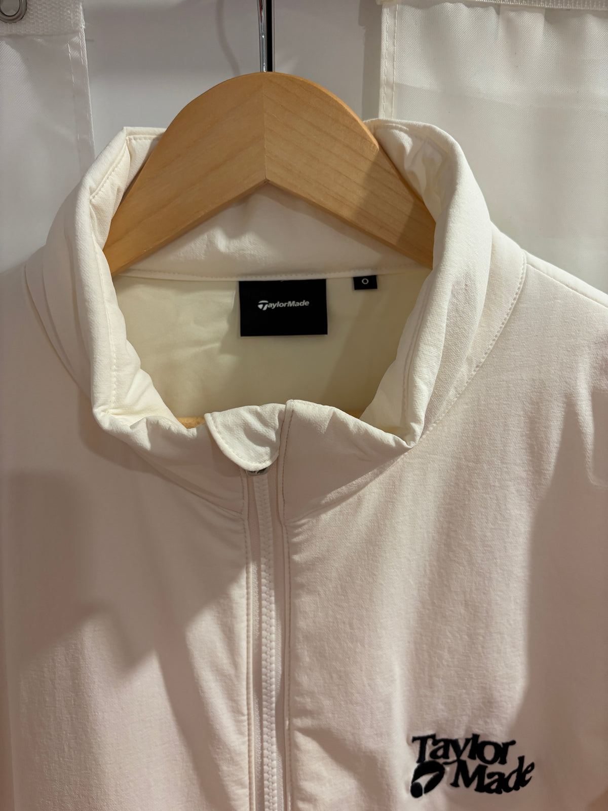 2020s TaylorMade Retro Classic Logo Puffer Jacket White