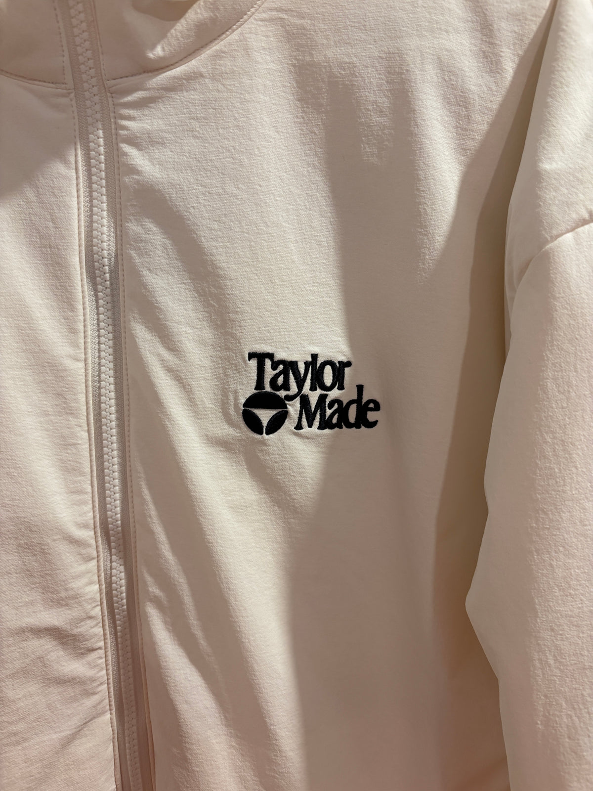 2020s TaylorMade Retro Classic Logo Puffer Jacket White