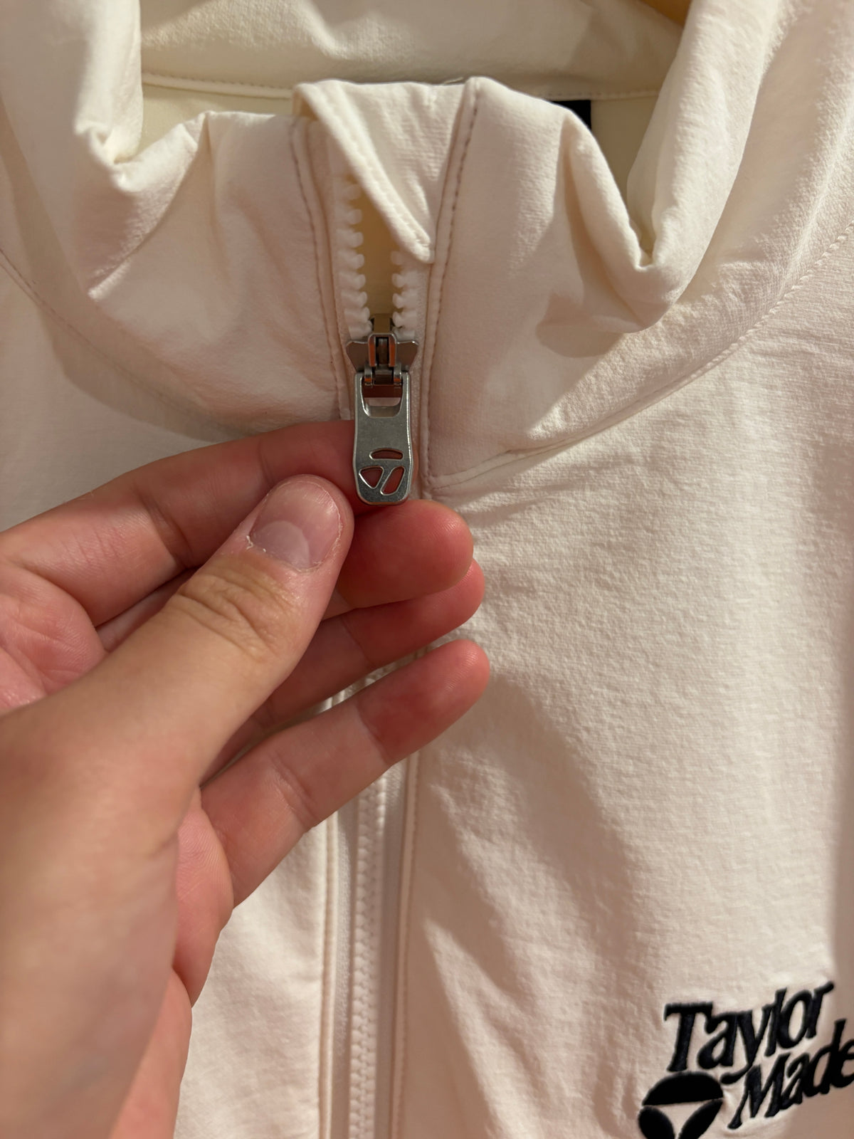 2020s TaylorMade Retro Classic Logo Puffer Jacket White