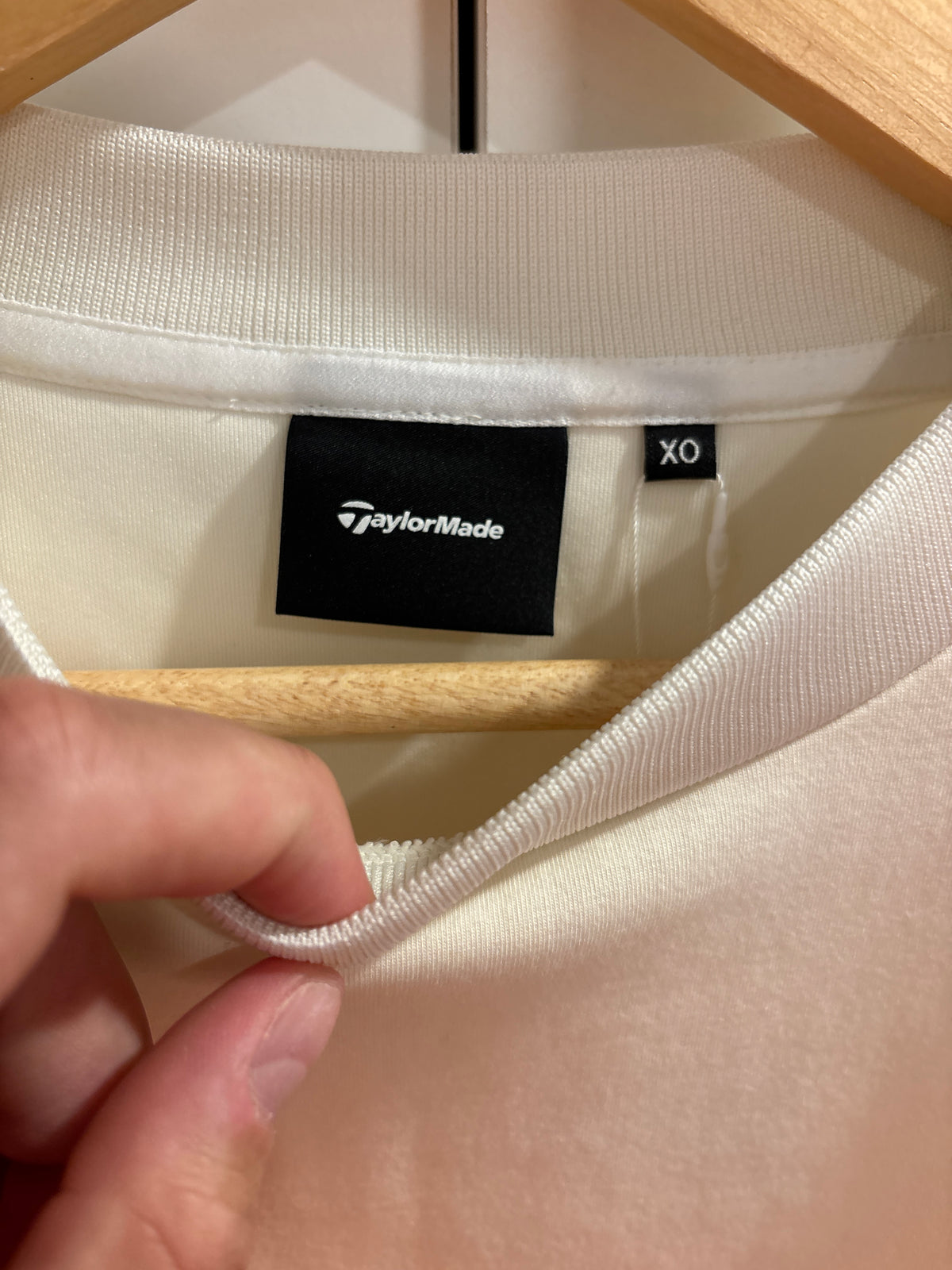 2020s TaylorMade Retro Classic Logo Sweater Cream