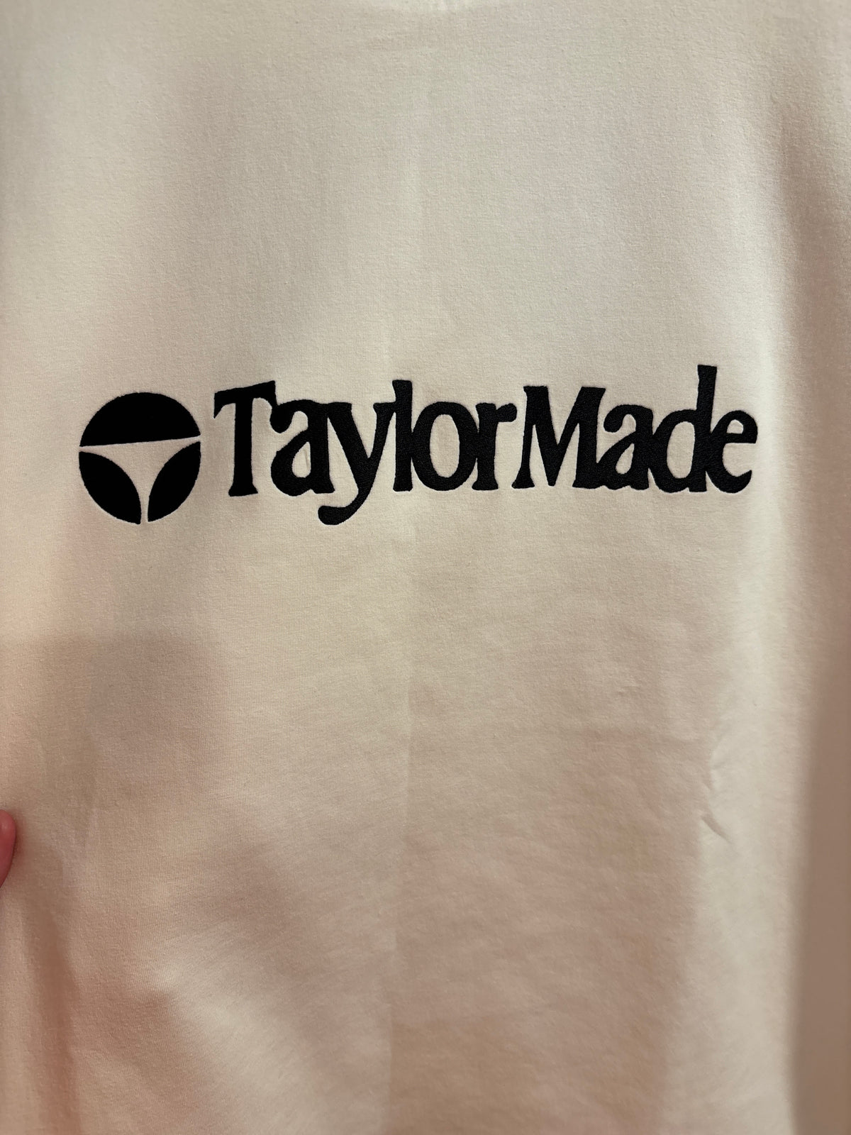2020s TaylorMade Retro Classic Logo Sweater Cream