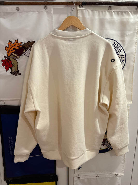 2020s TaylorMade Retro Classic Logo Sweater Cream