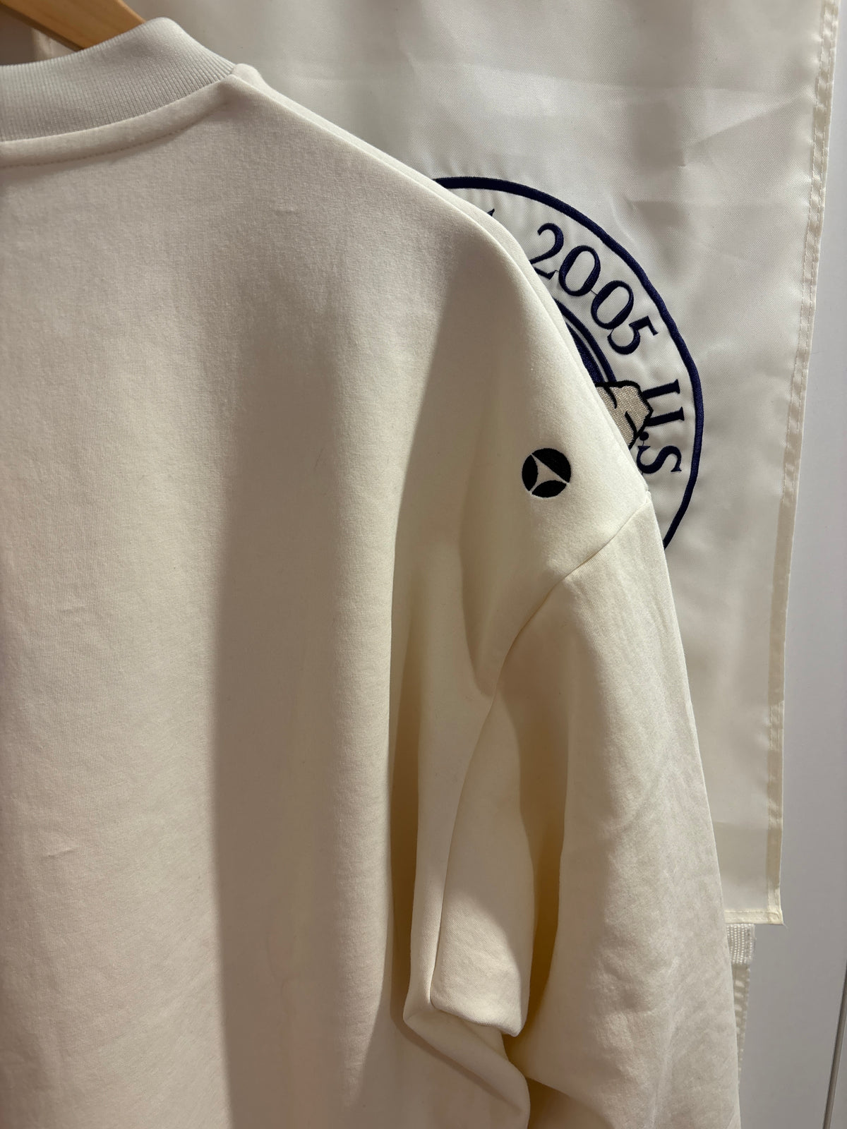 2020s TaylorMade Retro Classic Logo Sweater Cream