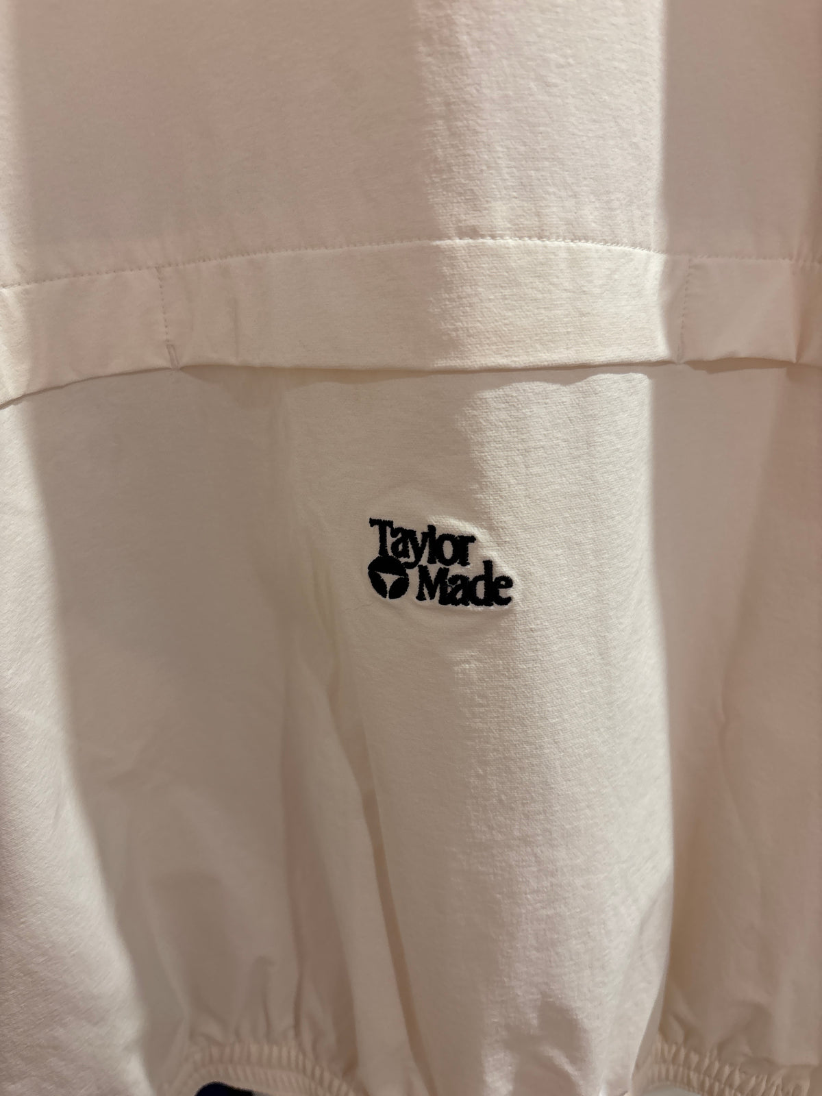 2020s TaylorMade Retro Classic Logo Half Zip Windbreaker Jacket White