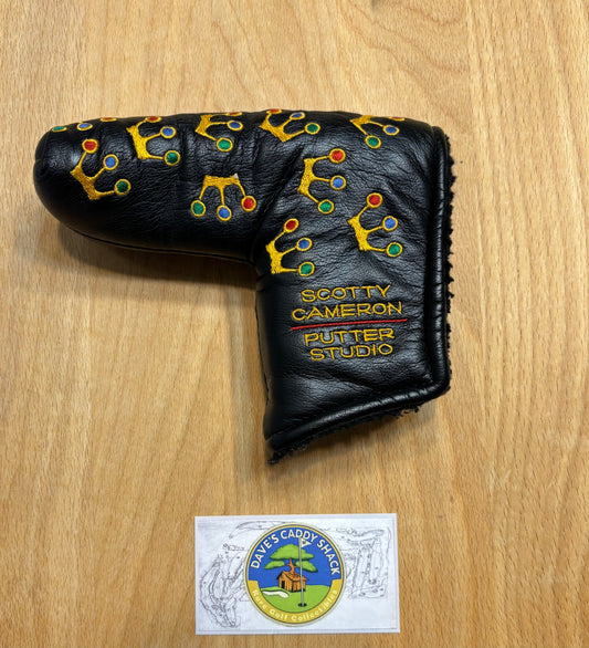 2002 Scotty Cameron Mini Crowns Black Headcover