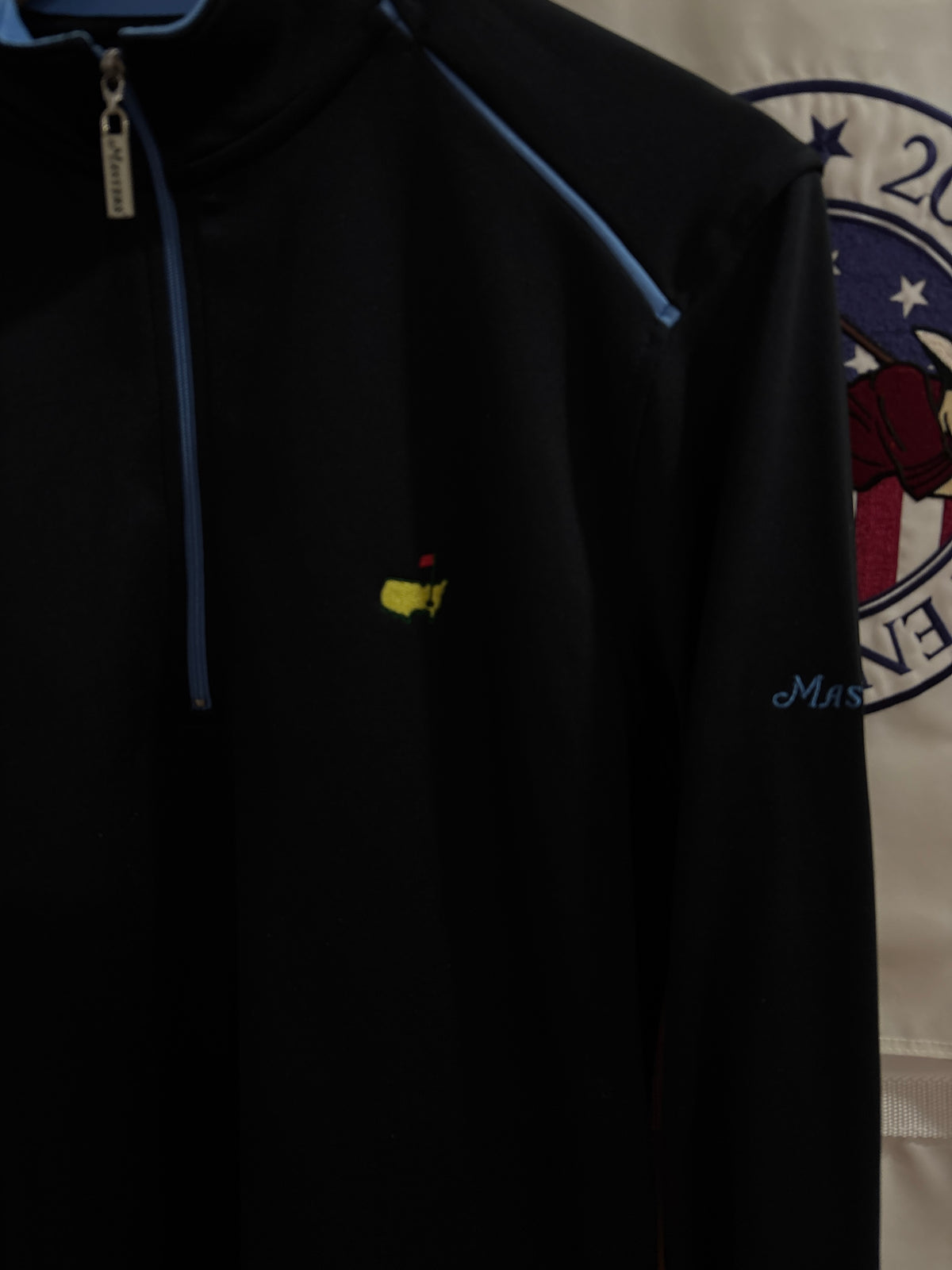 2020s Masters Performance Quarter Zip Pullover Sweater Black