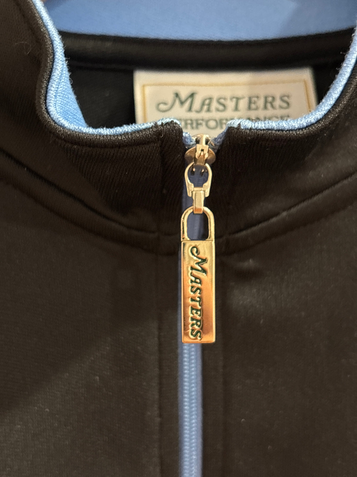 2020s Masters Performance Quarter Zip Pullover Sweater Black