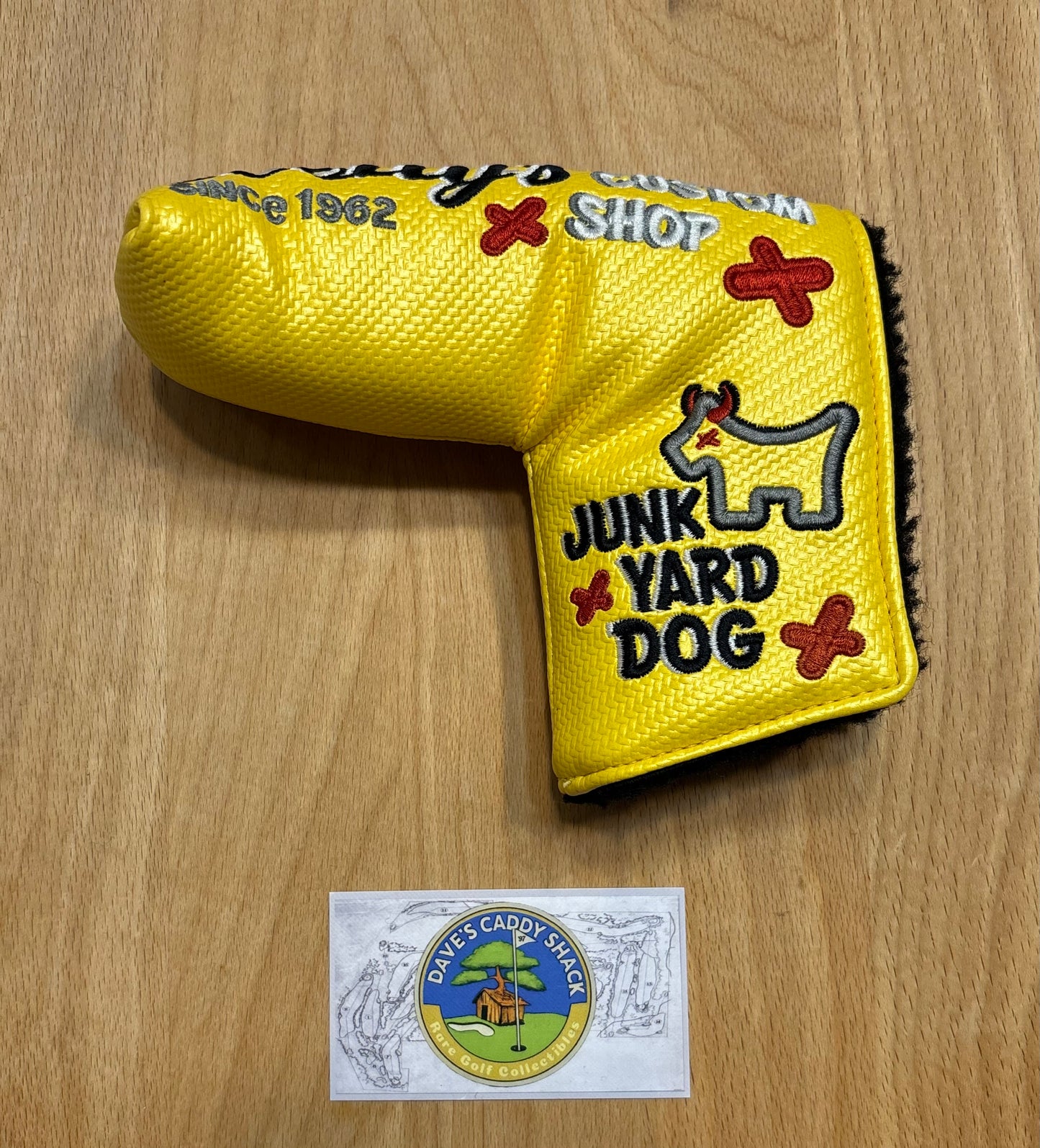 2012 Scotty Cameron Custom Shop Junk Yard Dog Yellow Headcover