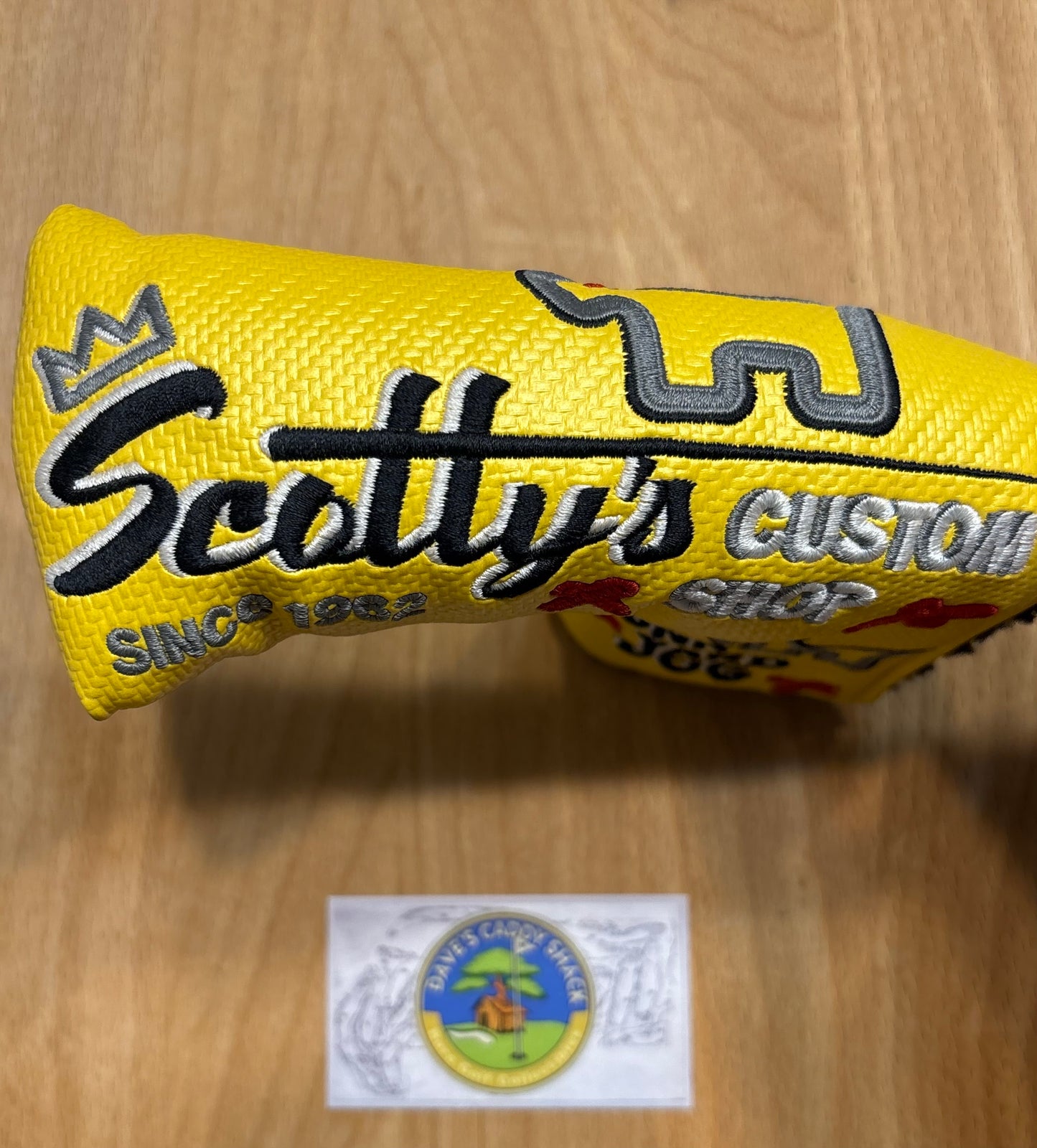 2012 Scotty Cameron Custom Shop Junk Yard Dog Yellow Headcover