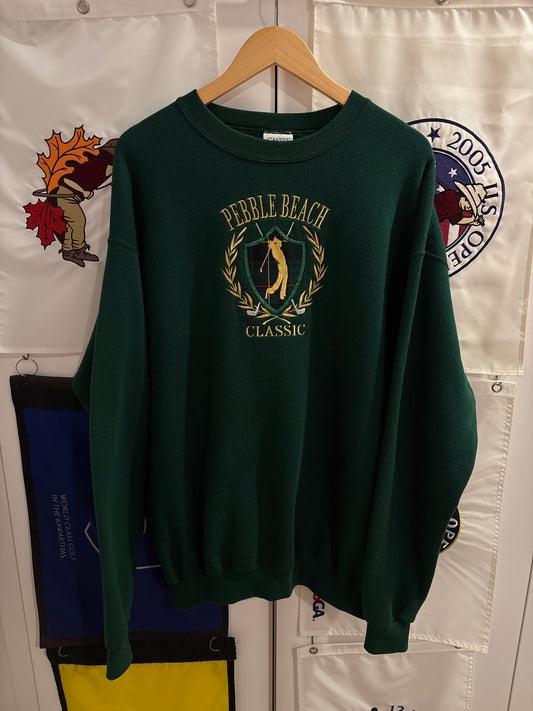 1990s Vintage Pebble Beach Golf Classic Crewneck Sweater
