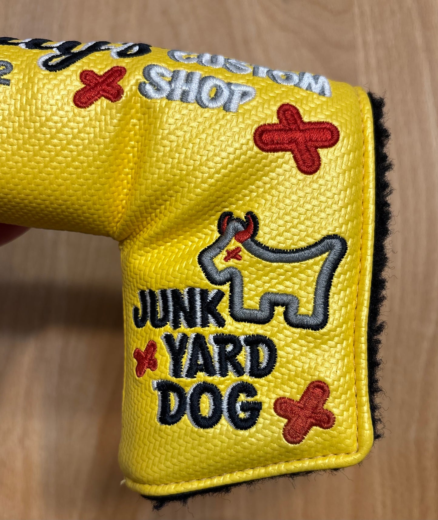 2012 Scotty Cameron Custom Shop Junk Yard Dog Yellow Headcover