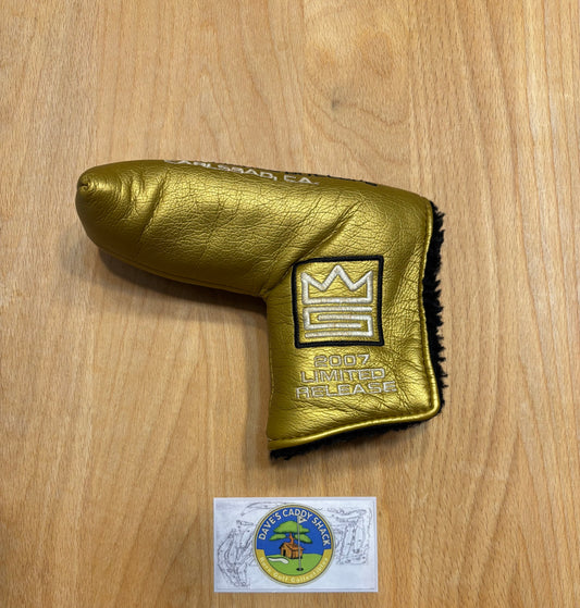 2007 Scotty Cameron Scotty's Custom Shop Limited Release Gold Headcover