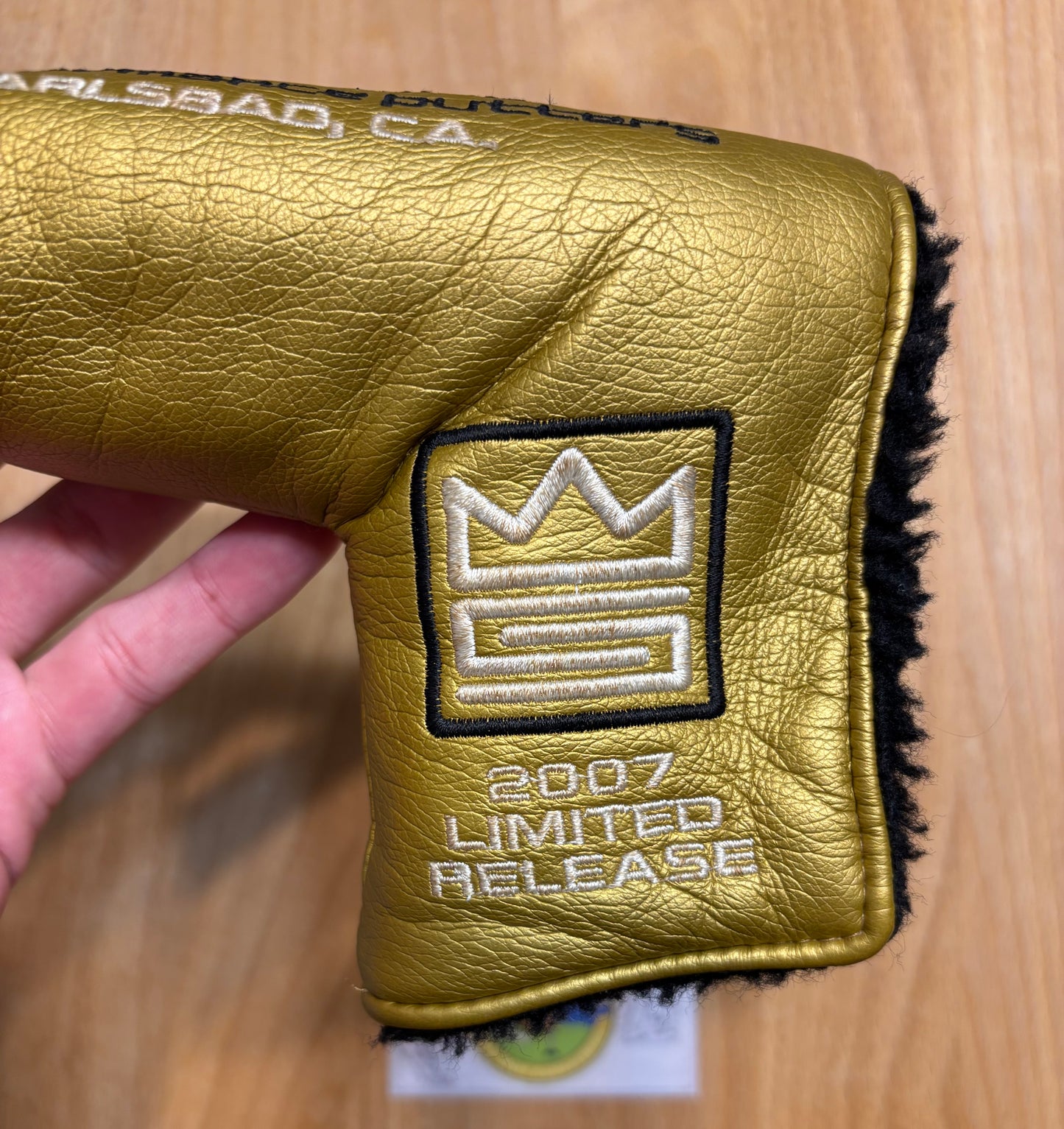 2007 Scotty Cameron Scotty's Custom Shop Limited Release Gold Headcover