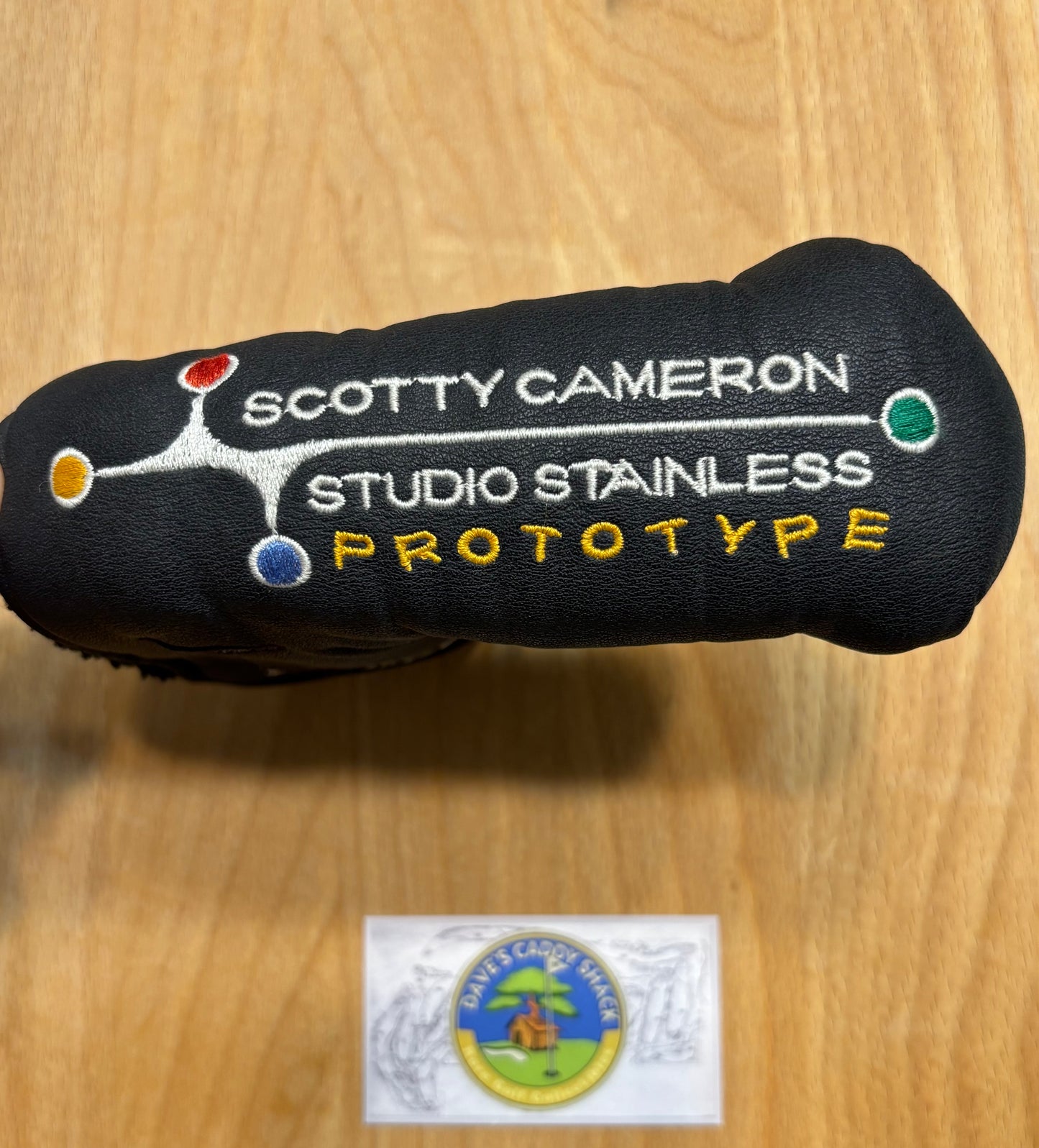 2003 Scotty Cameron Studio Stainless Prototype Black Headcover