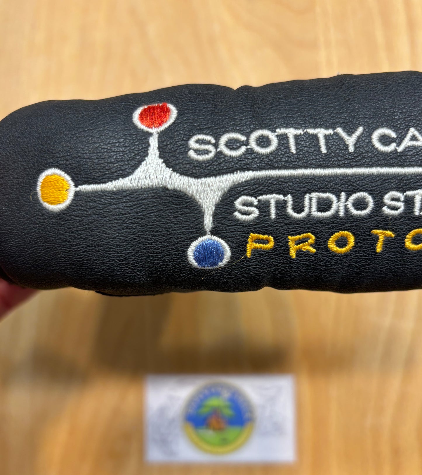 2003 Scotty Cameron Studio Stainless Prototype Black Headcover