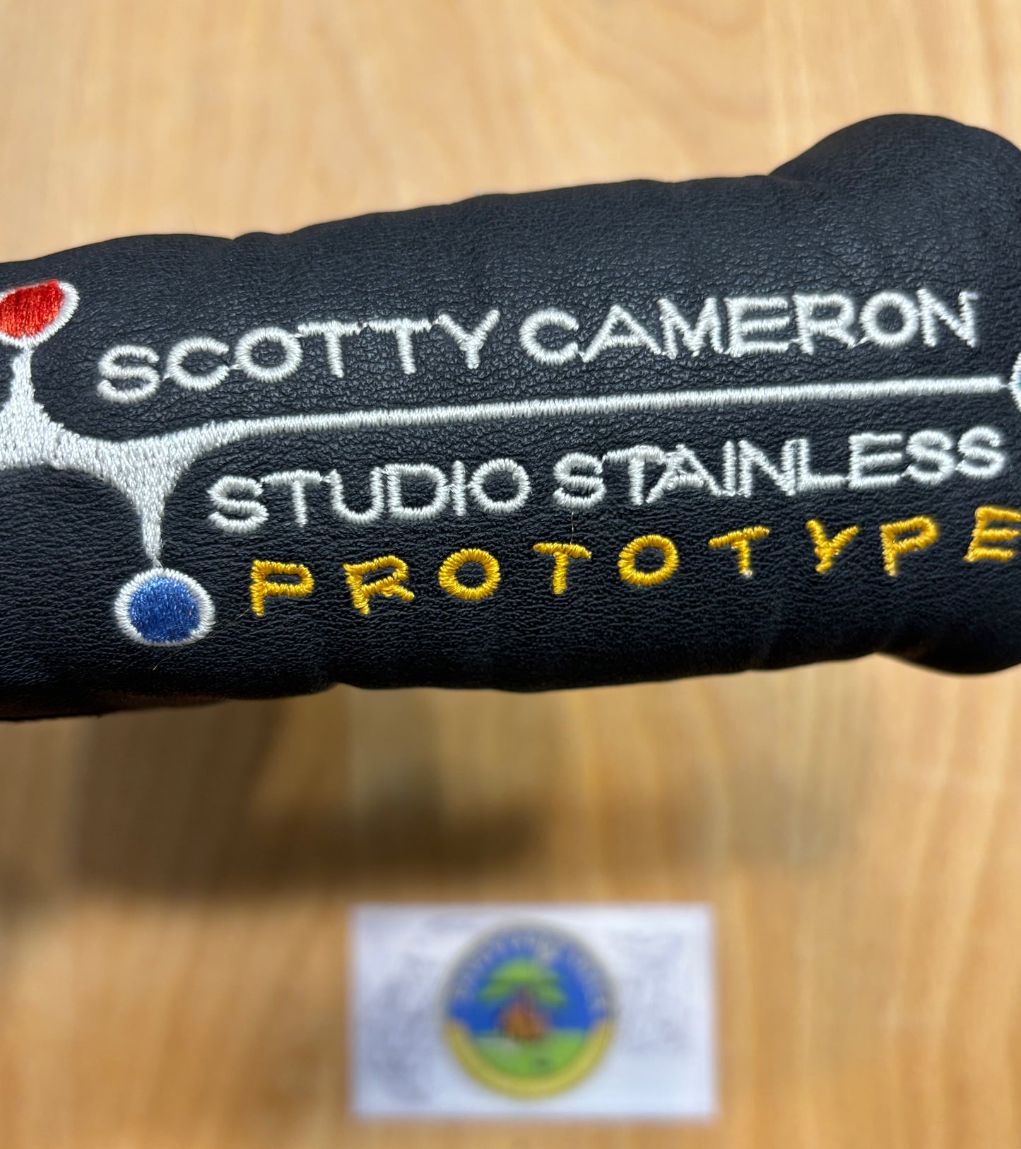 2003 Scotty Cameron Studio Stainless Prototype Black Headcover