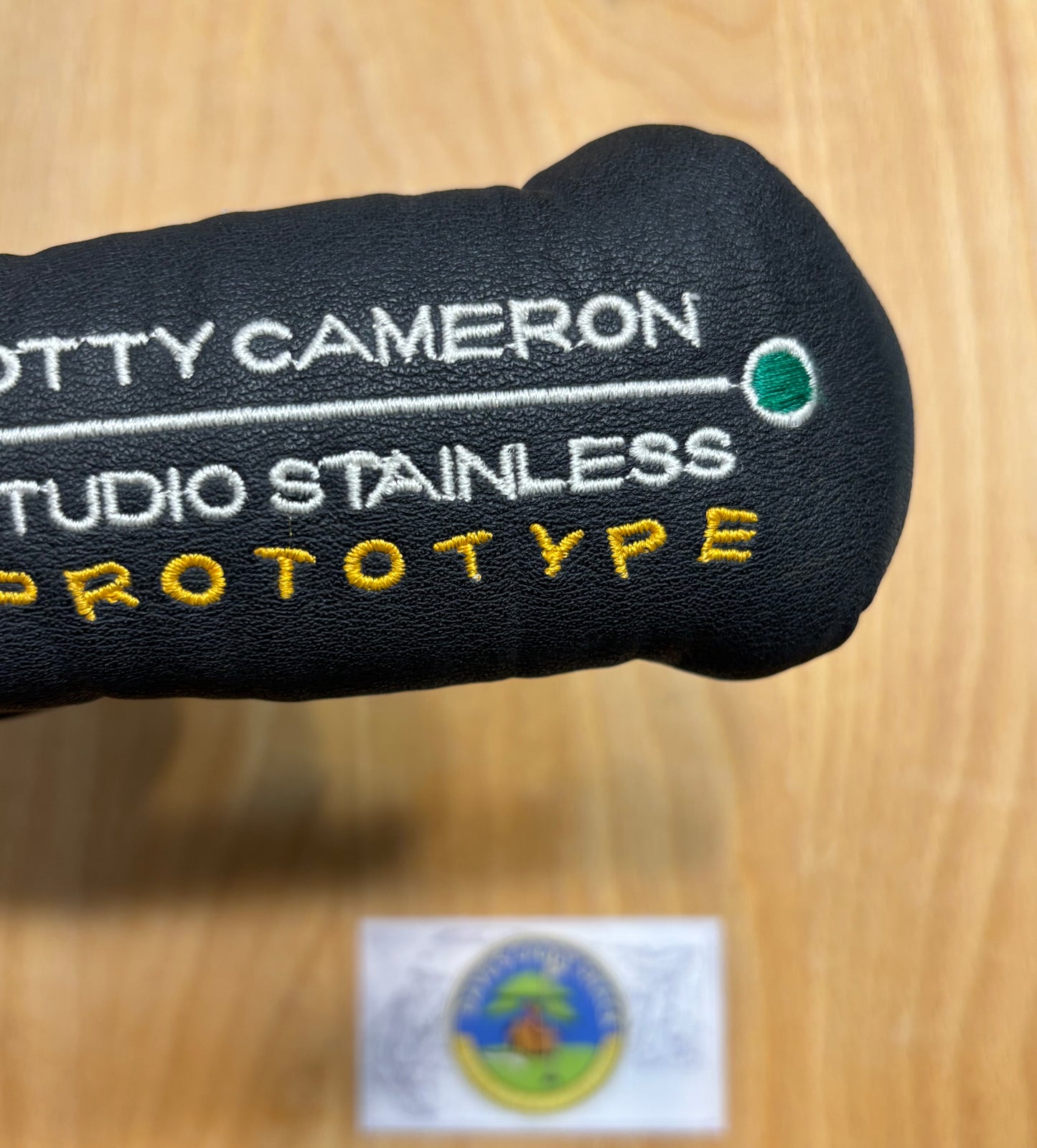 2003 Scotty Cameron Studio Stainless Prototype Black Headcover