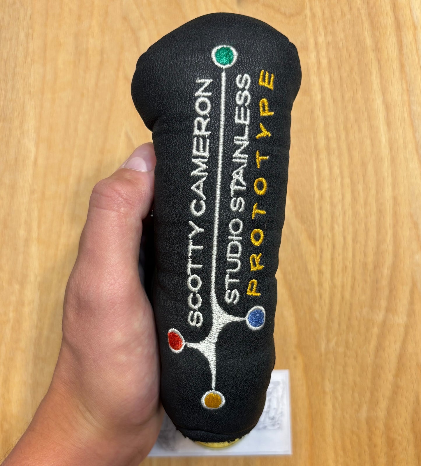 2003 Scotty Cameron Studio Stainless Prototype Black Headcover
