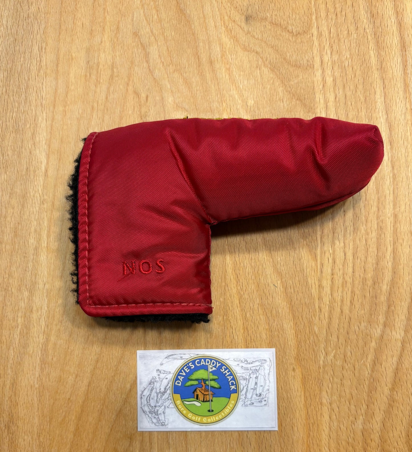 1990s Scotty Cameron Milled Putters NOS Red Nylon Headcover