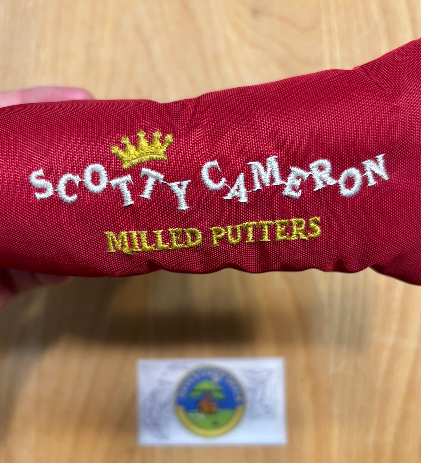 1990s Scotty Cameron Milled Putters NOS Red Nylon Headcover