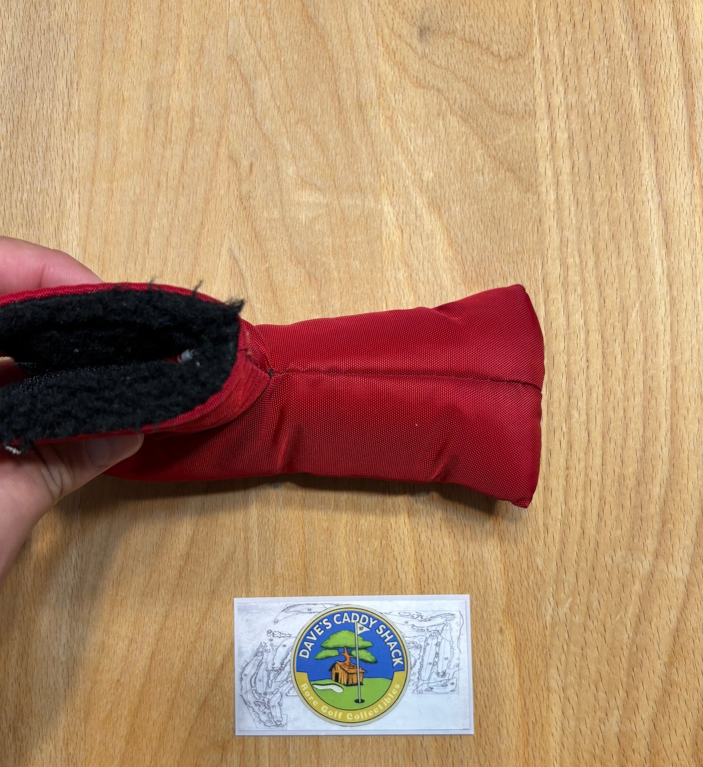 1990s Scotty Cameron Milled Putters NOS Red Nylon Headcover